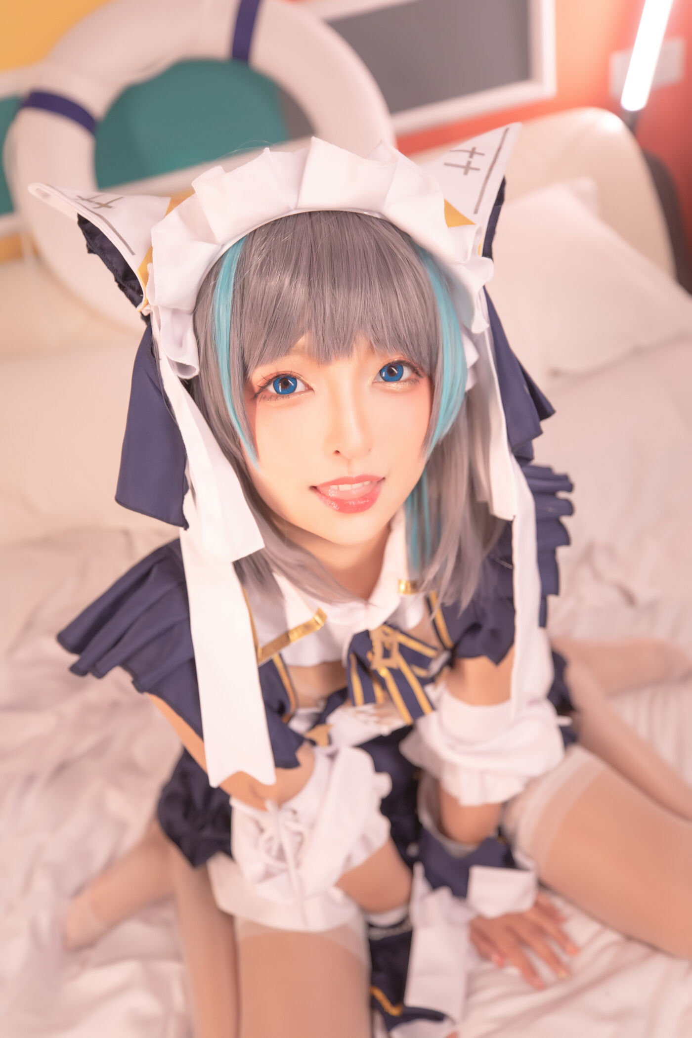 神楽坂真冬  柴郡cos《纯色庭院》 [150P]插图5