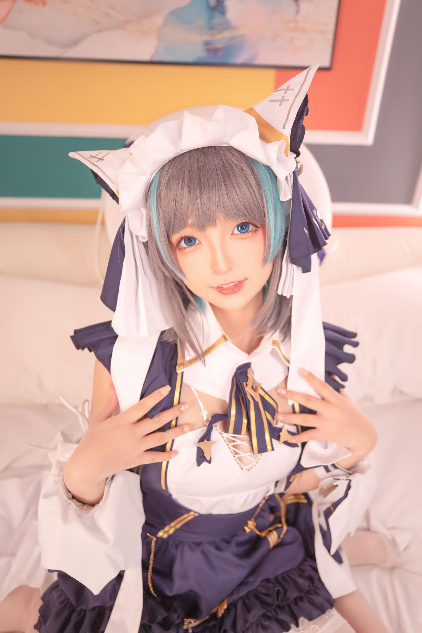 神楽坂真冬  柴郡cos《纯色庭院》 [150P]插图7