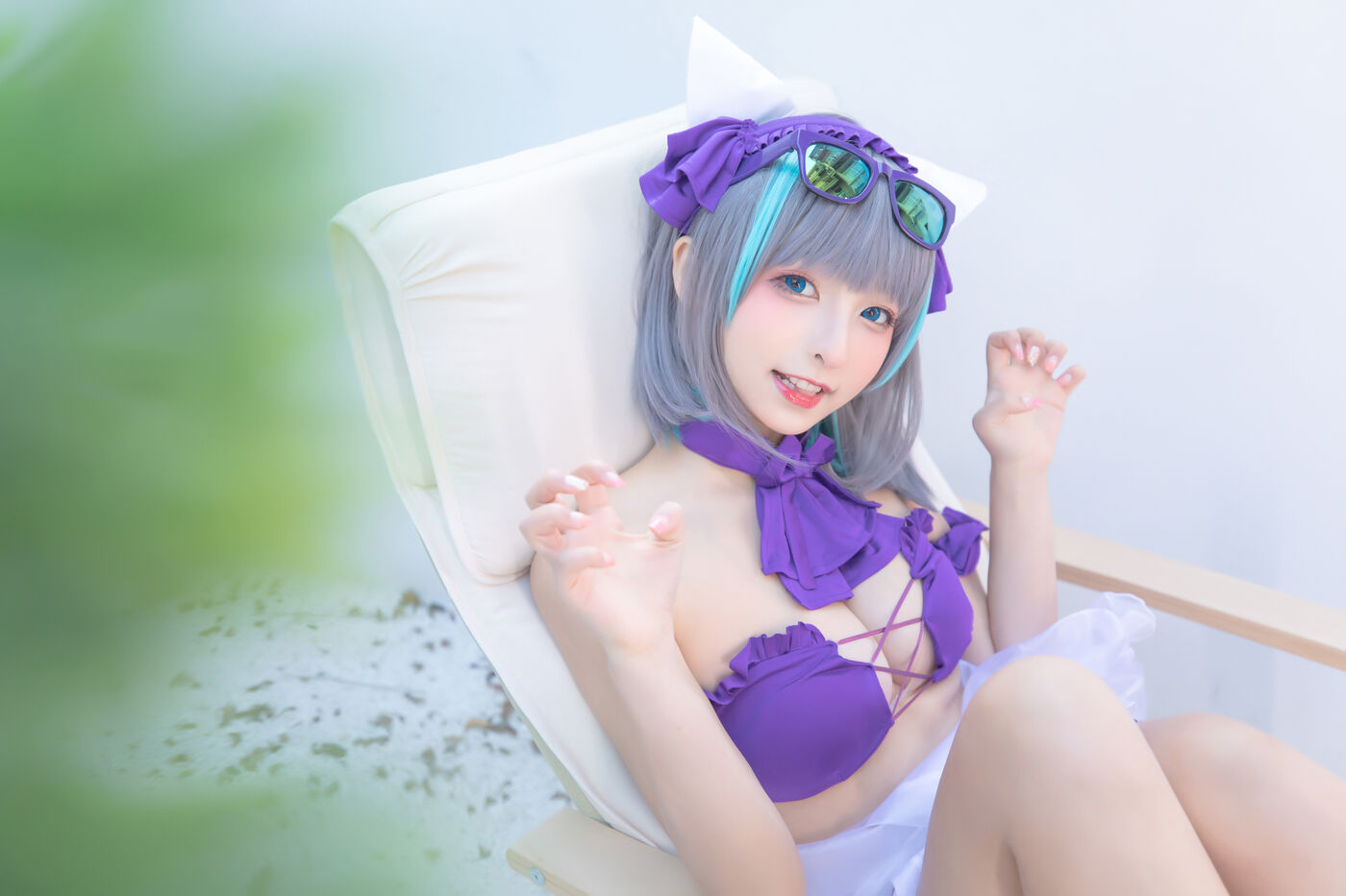 神楽坂真冬  柴郡cos《纯色庭院》 [150P]插图7