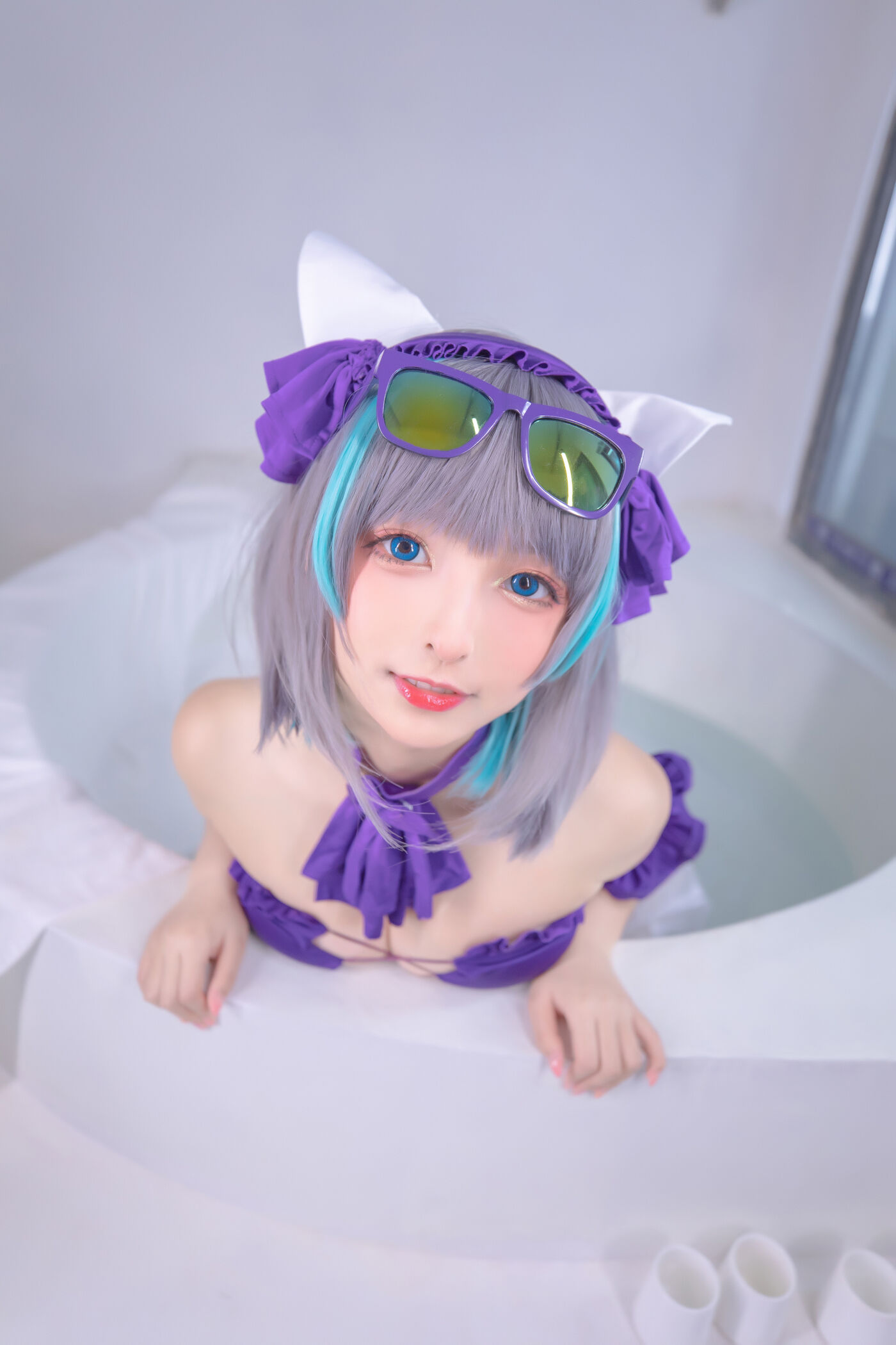 神楽坂真冬  柴郡cos《纯色庭院》 [150P]插图3