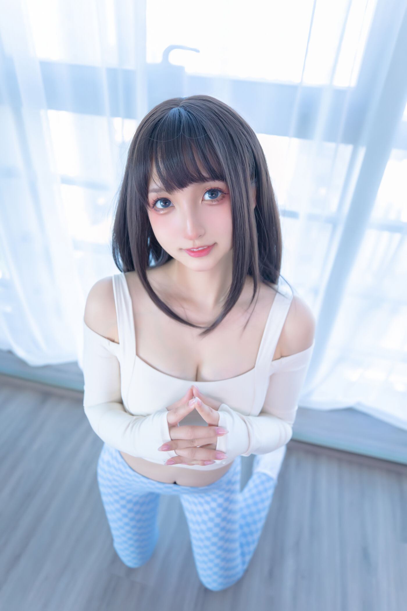 神楽坂真冬  蓝白格 [75P]插图5
