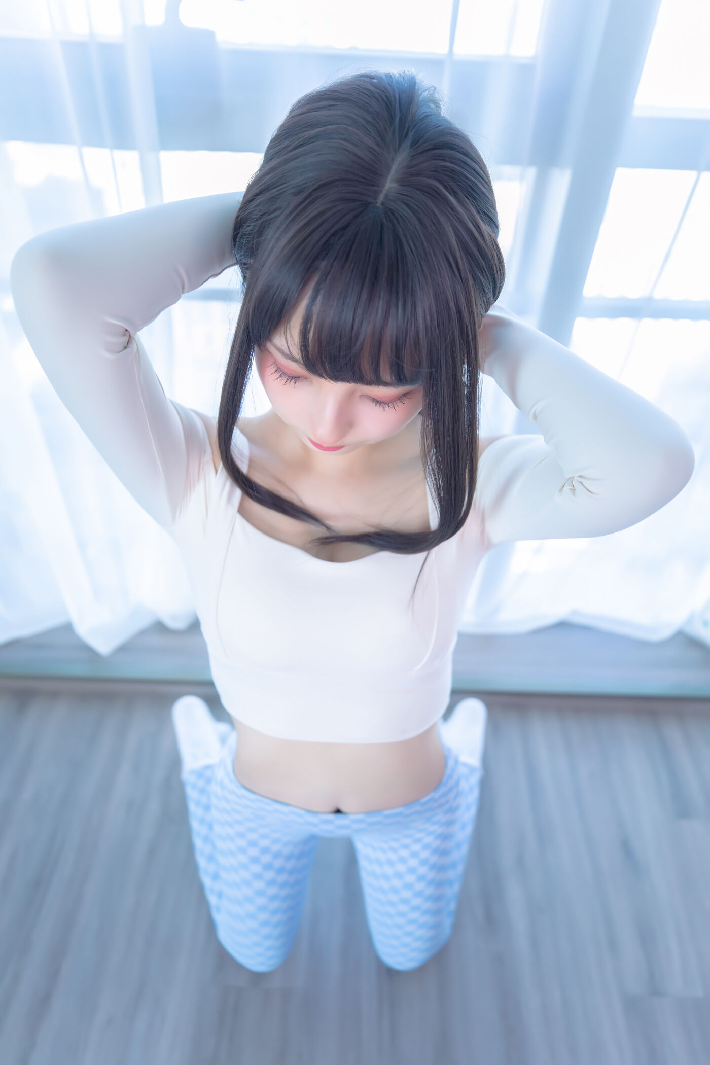 神楽坂真冬  蓝白格 [75P]插图7