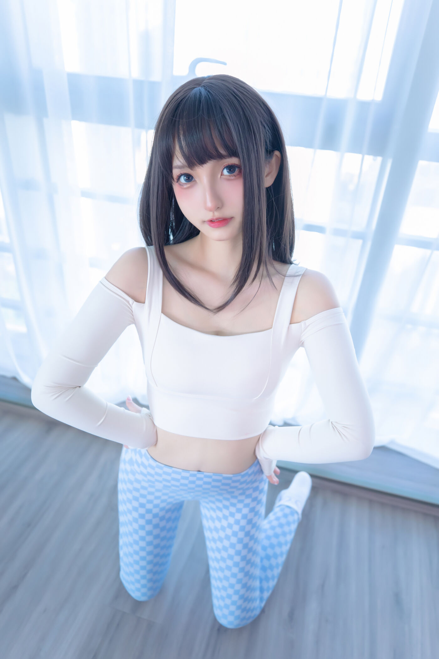 神楽坂真冬  蓝白格 [75P]插图8
