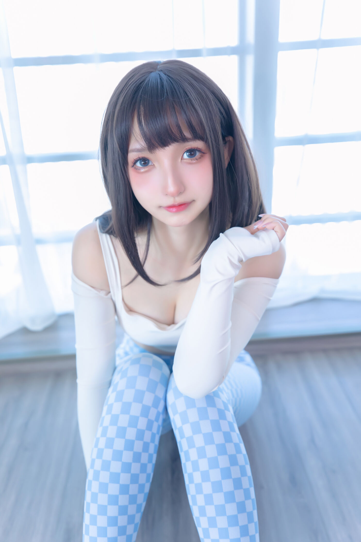 神楽坂真冬  蓝白格 [75P]插图9