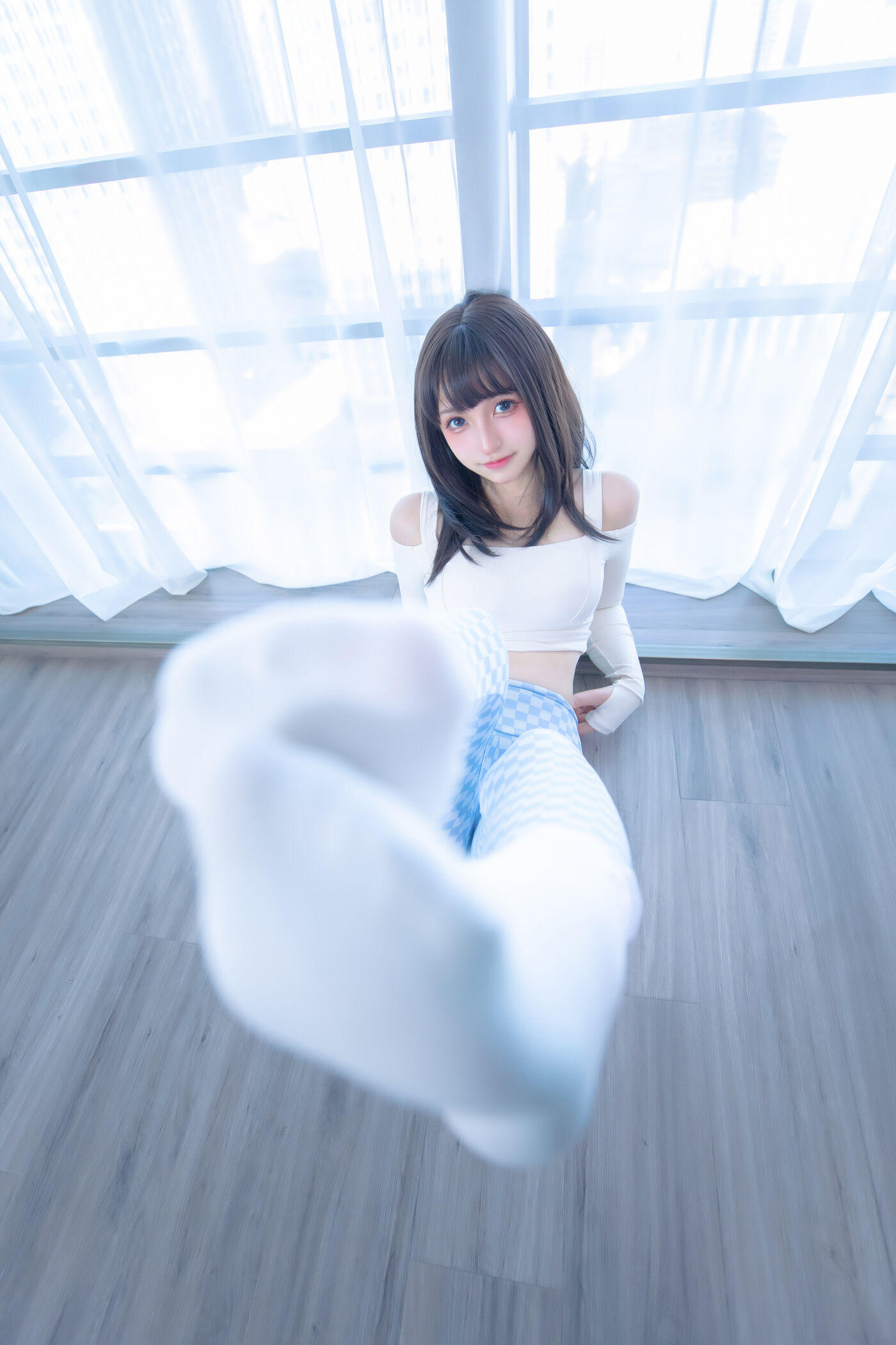 神楽坂真冬  蓝白格 [75P]插图5