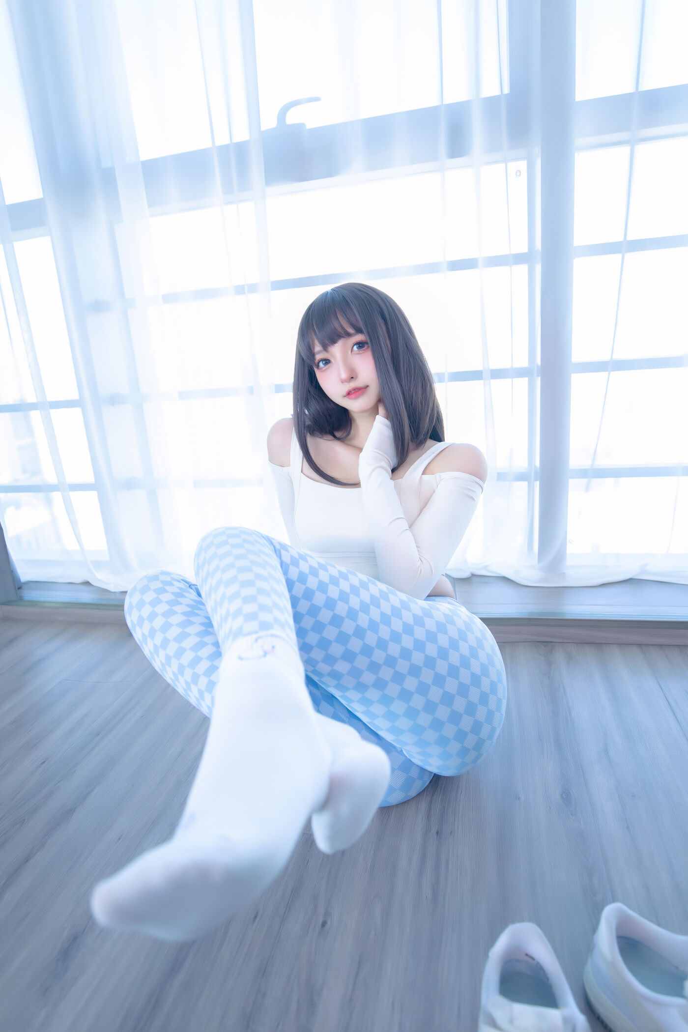 神楽坂真冬  蓝白格 [75P]插图9