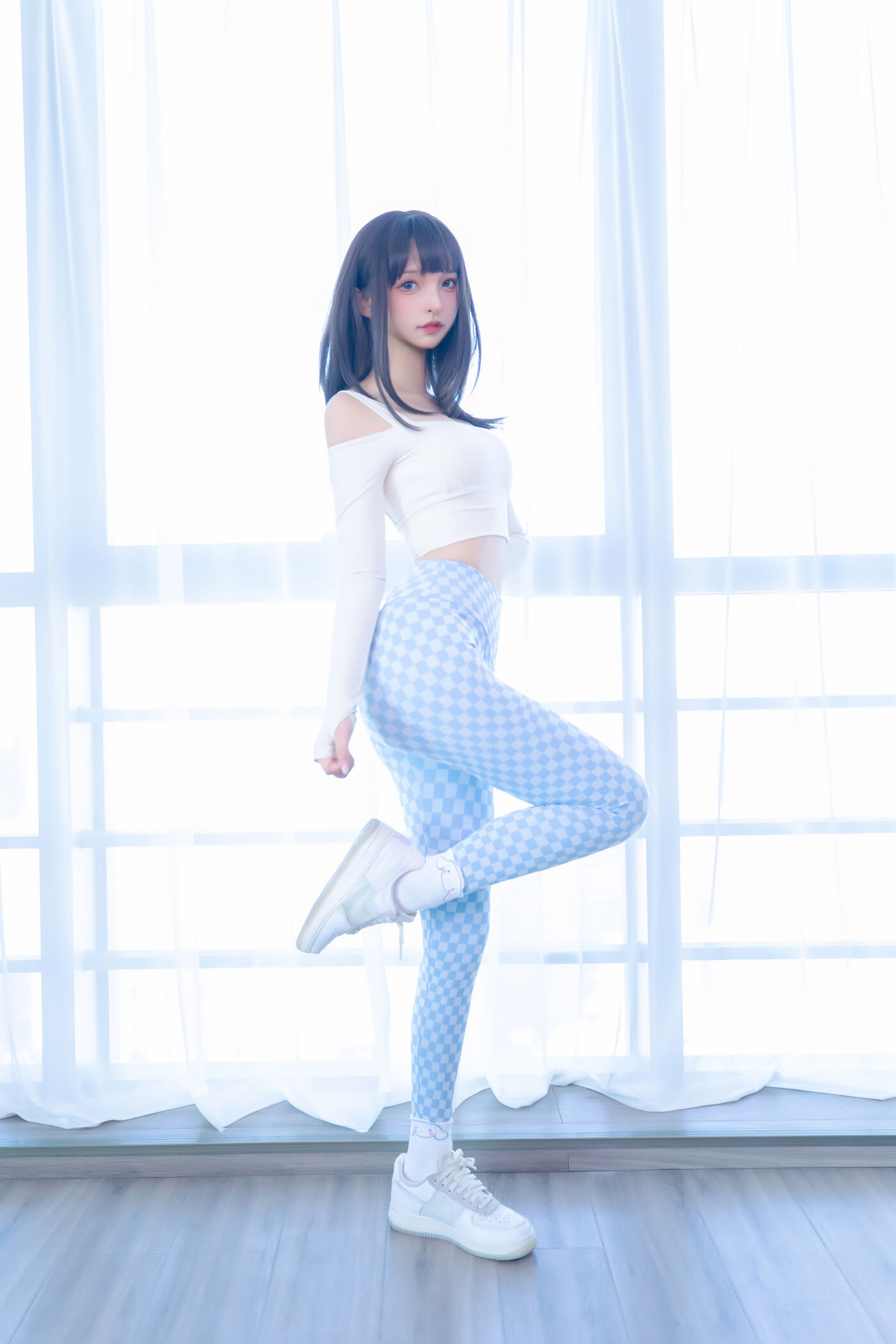 神楽坂真冬  蓝白格 [75P]插图7