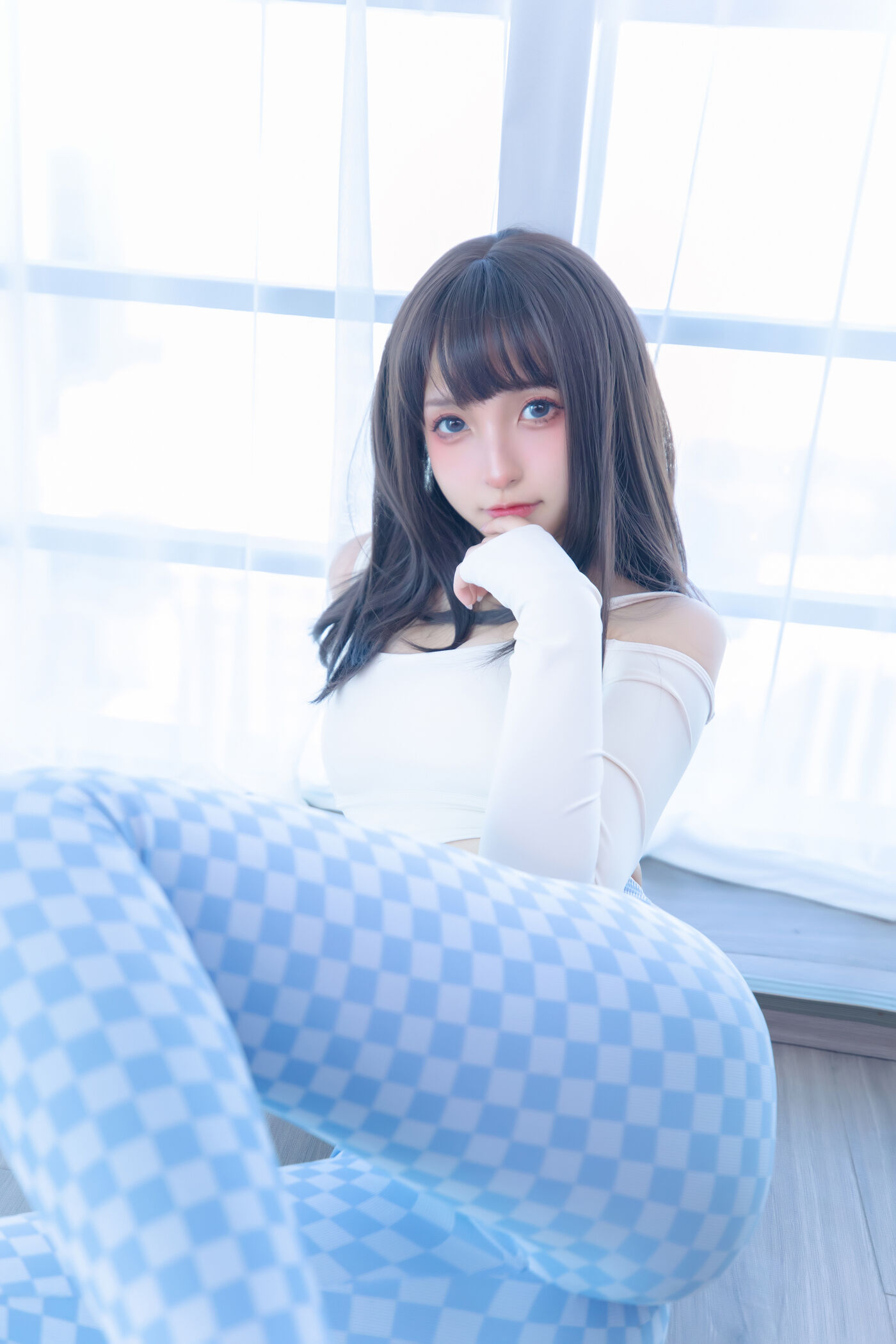 神楽坂真冬  蓝白格 [75P]插图9