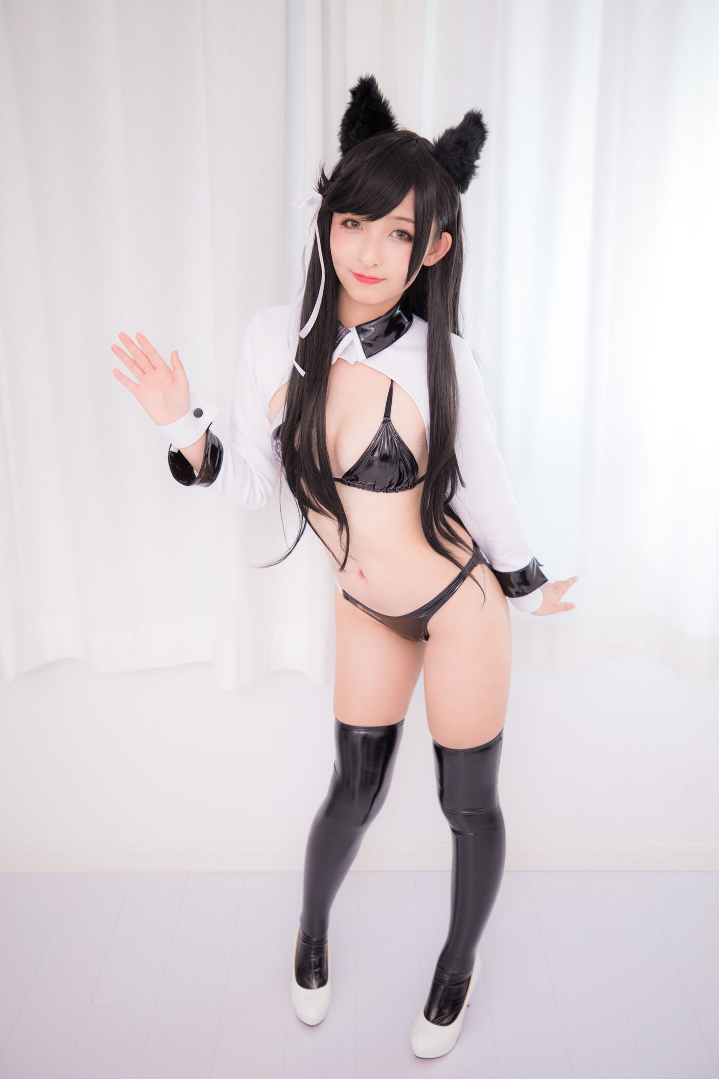 神楽坂真冬  ATAGO-LATEX VER (胶袜) [150P]插图6