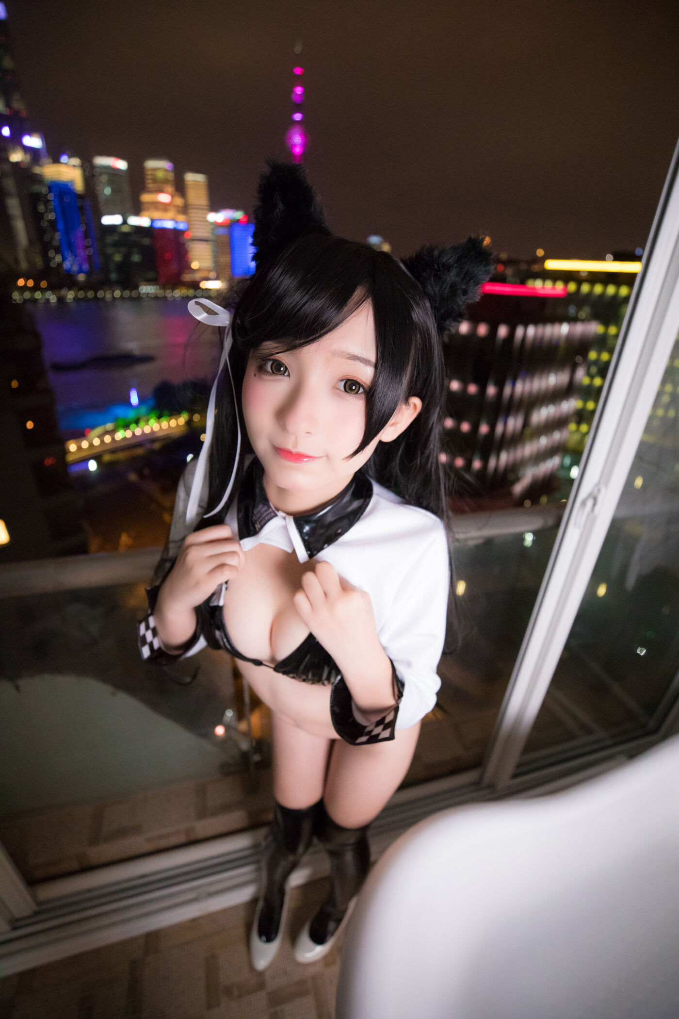 神楽坂真冬  ATAGO-LATEX VER (胶袜) [150P]插图5