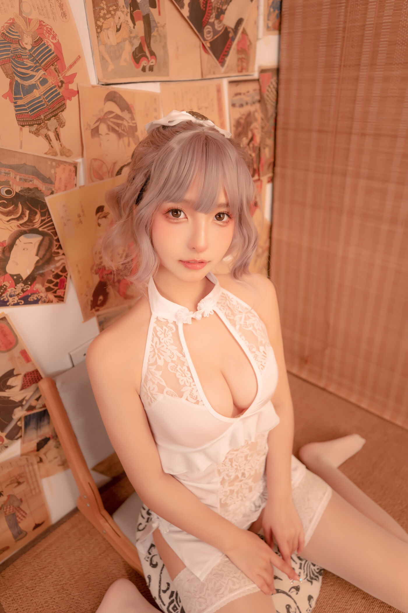 神楽坂真冬  白旗袍 [75P]插图9
