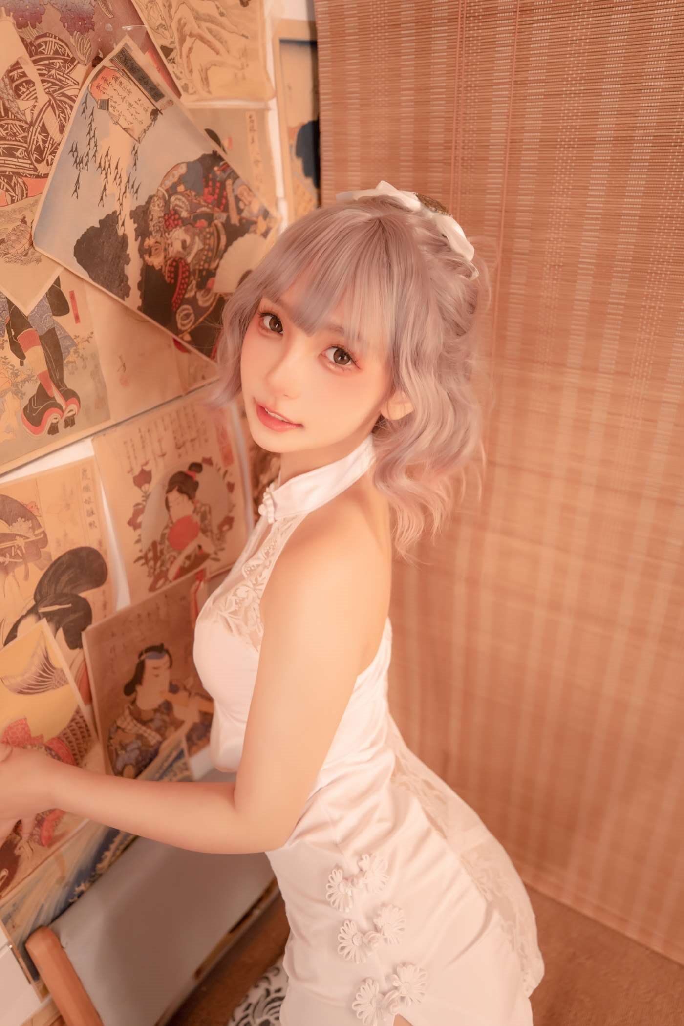 神楽坂真冬  白旗袍 [75P]插图2