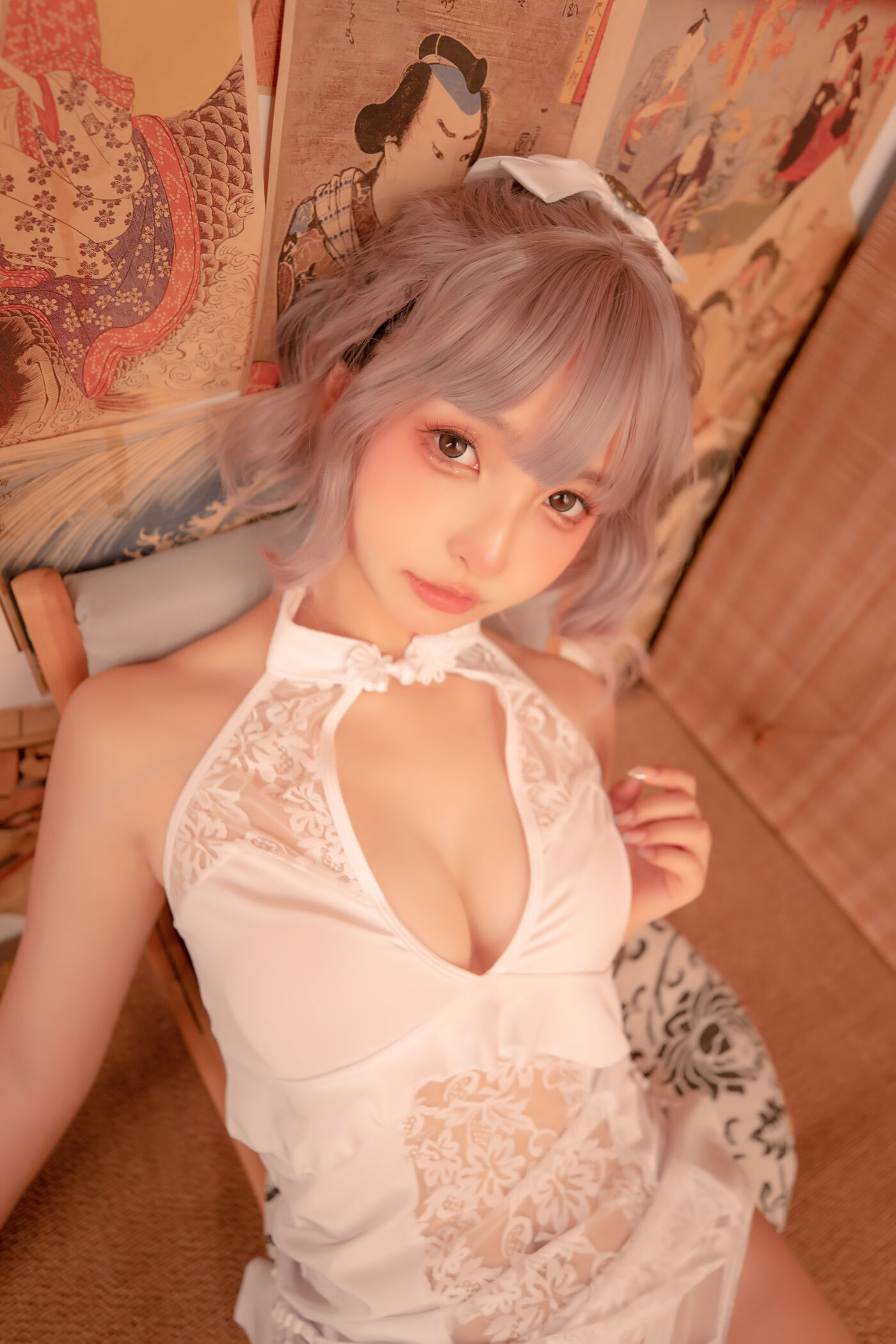 神楽坂真冬  白旗袍 [75P]插图4