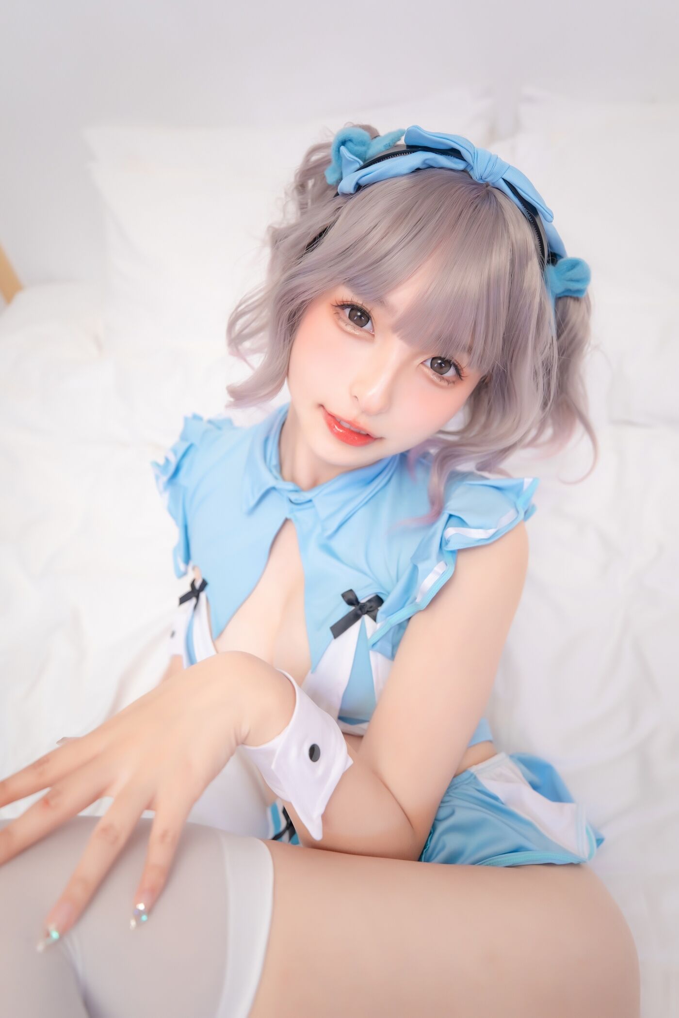 神楽坂真冬  蓝调女仆 [75P]插图9