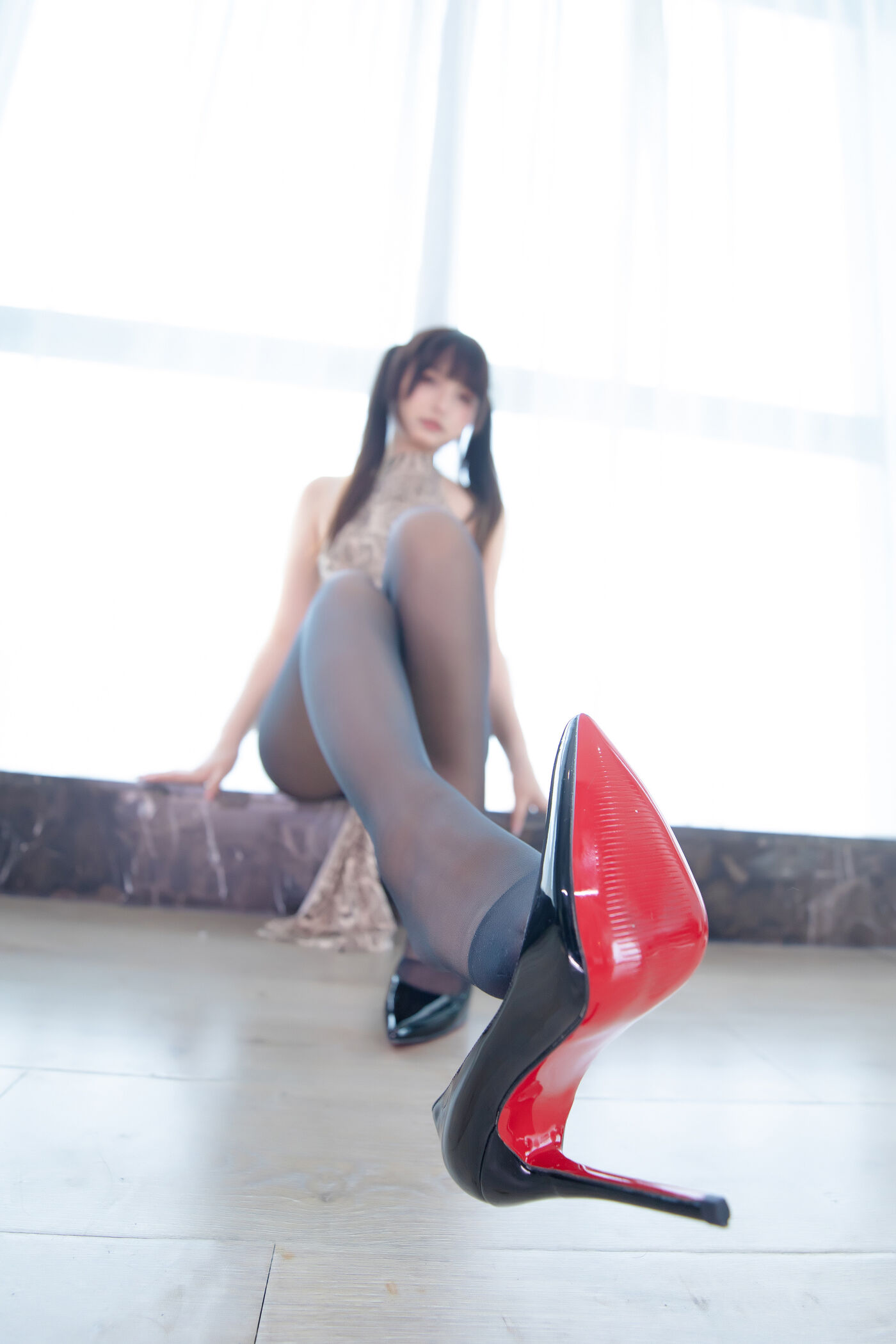 神楽坂真冬  蟒纹旗袍 [75P]插图5