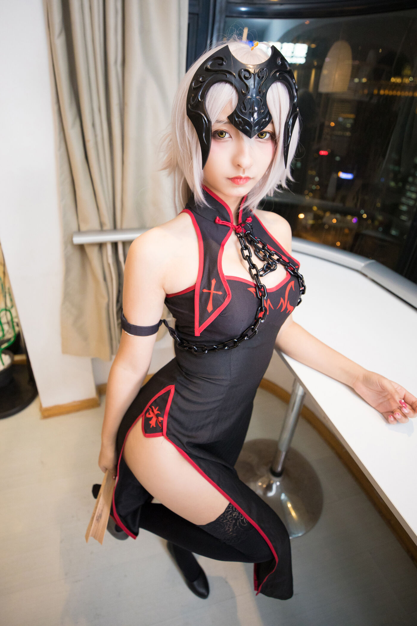 神楽坂真冬  旗袍黑贞 150P [150P]插图4