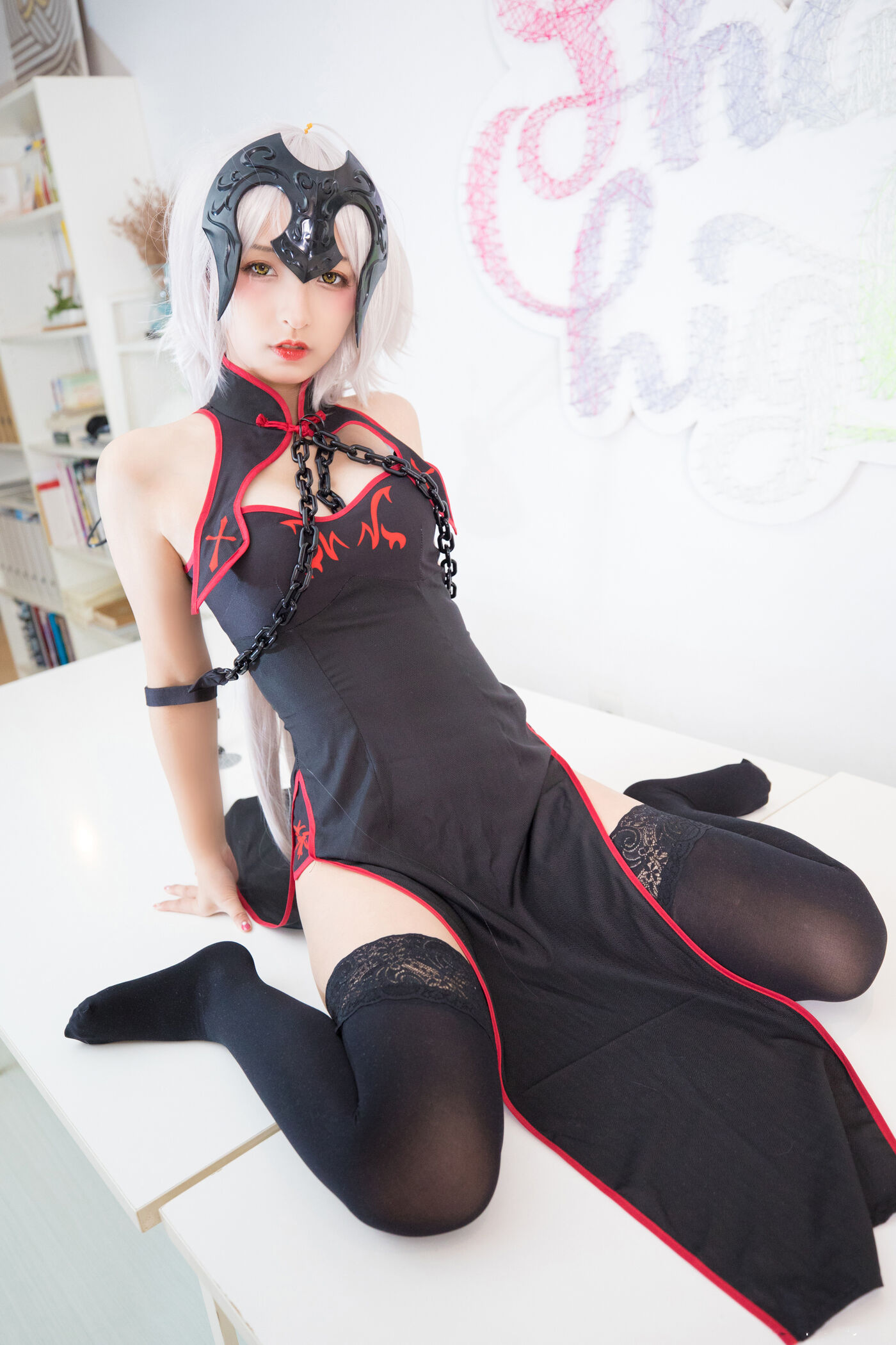 神楽坂真冬  旗袍黑贞 150P [150P]插图7