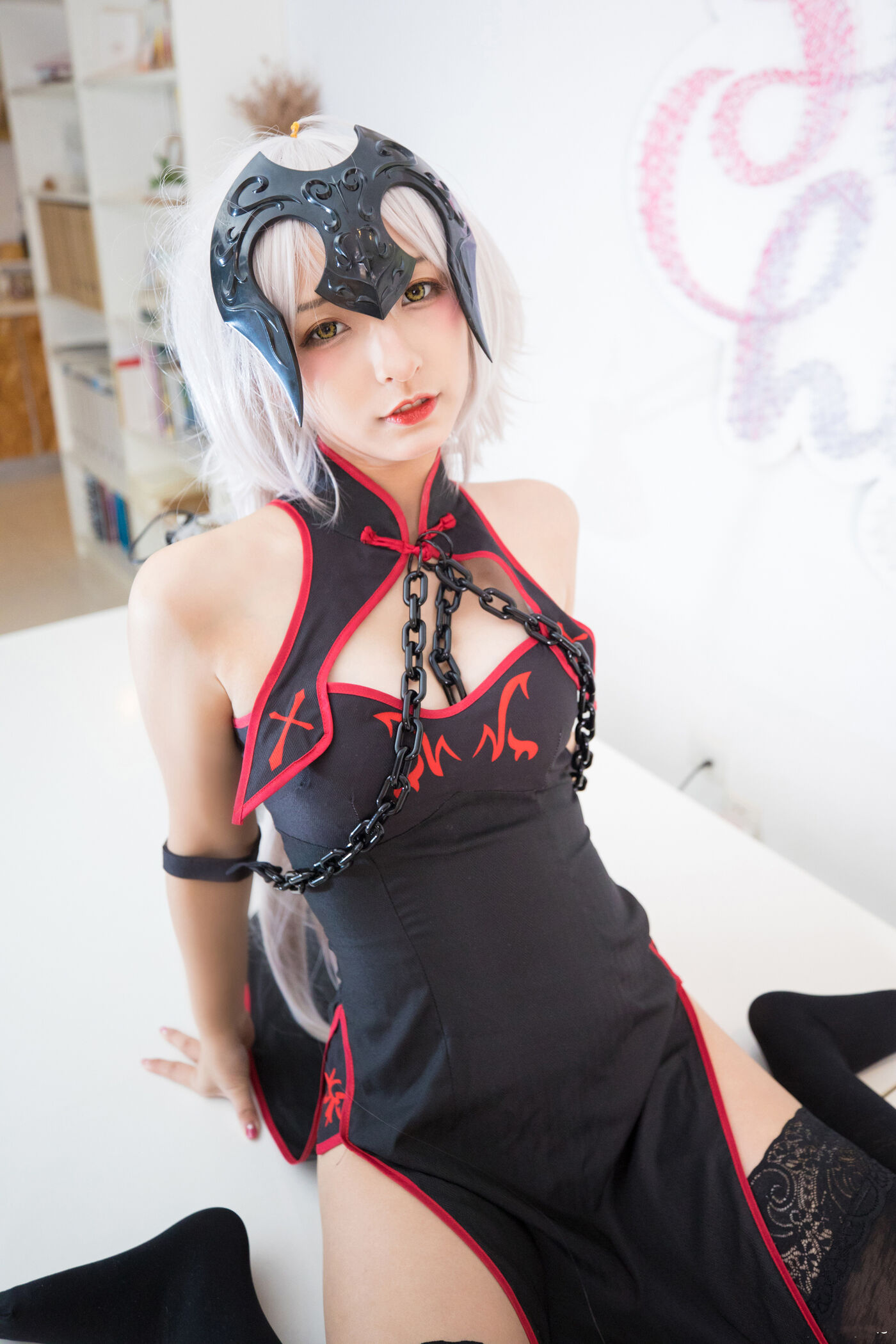 神楽坂真冬  旗袍黑贞 150P [150P]插图8
