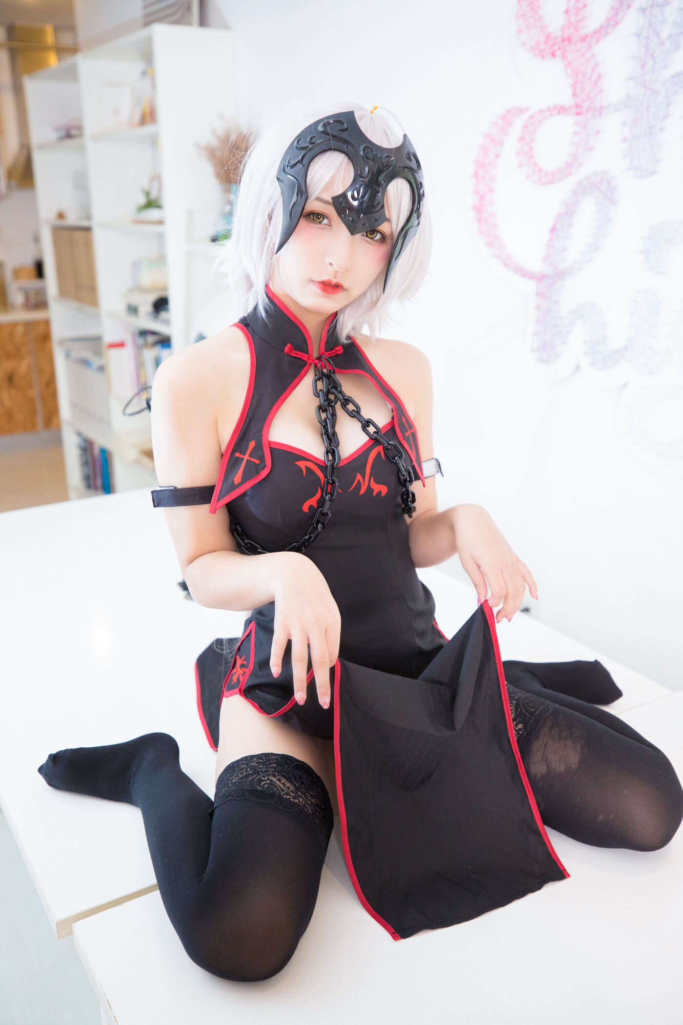 神楽坂真冬  旗袍黑贞 150P [150P]插图2