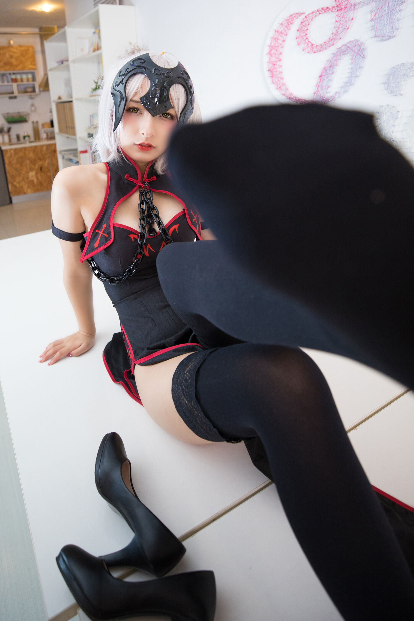 神楽坂真冬  旗袍黑贞 150P [150P]插图1