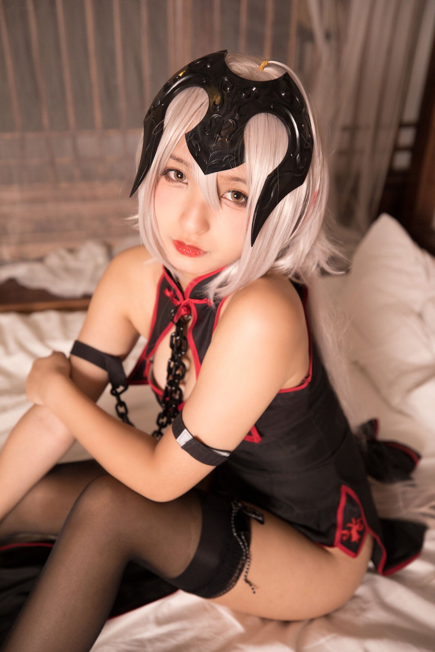 神楽坂真冬  旗袍黑贞 150P [150P]插图4