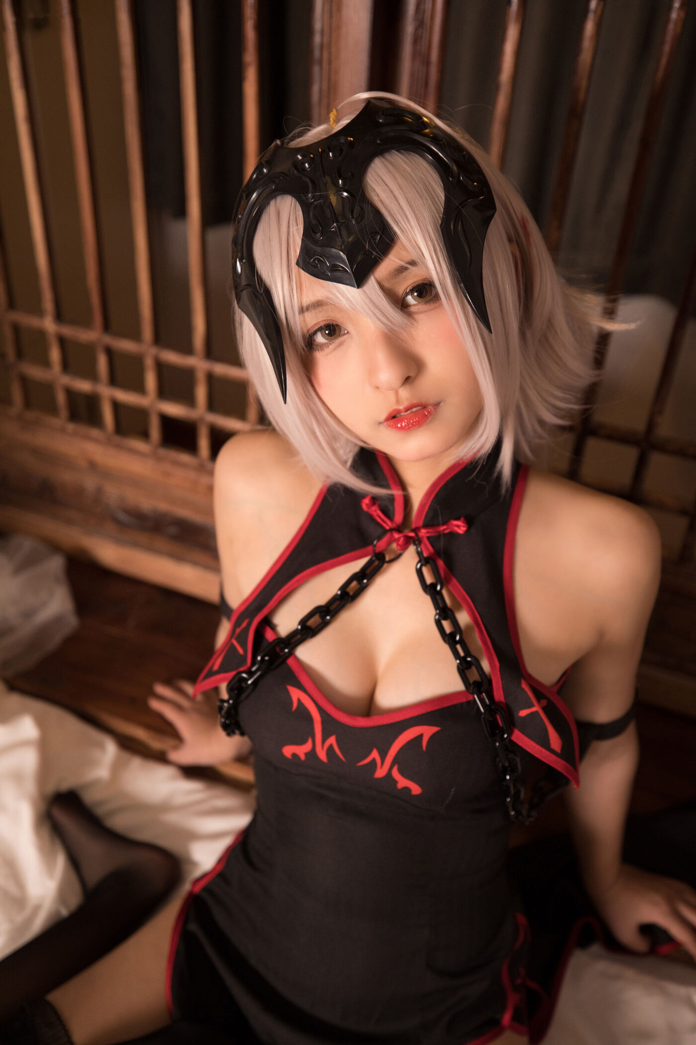 神楽坂真冬  旗袍黑贞 150P [150P]插图5