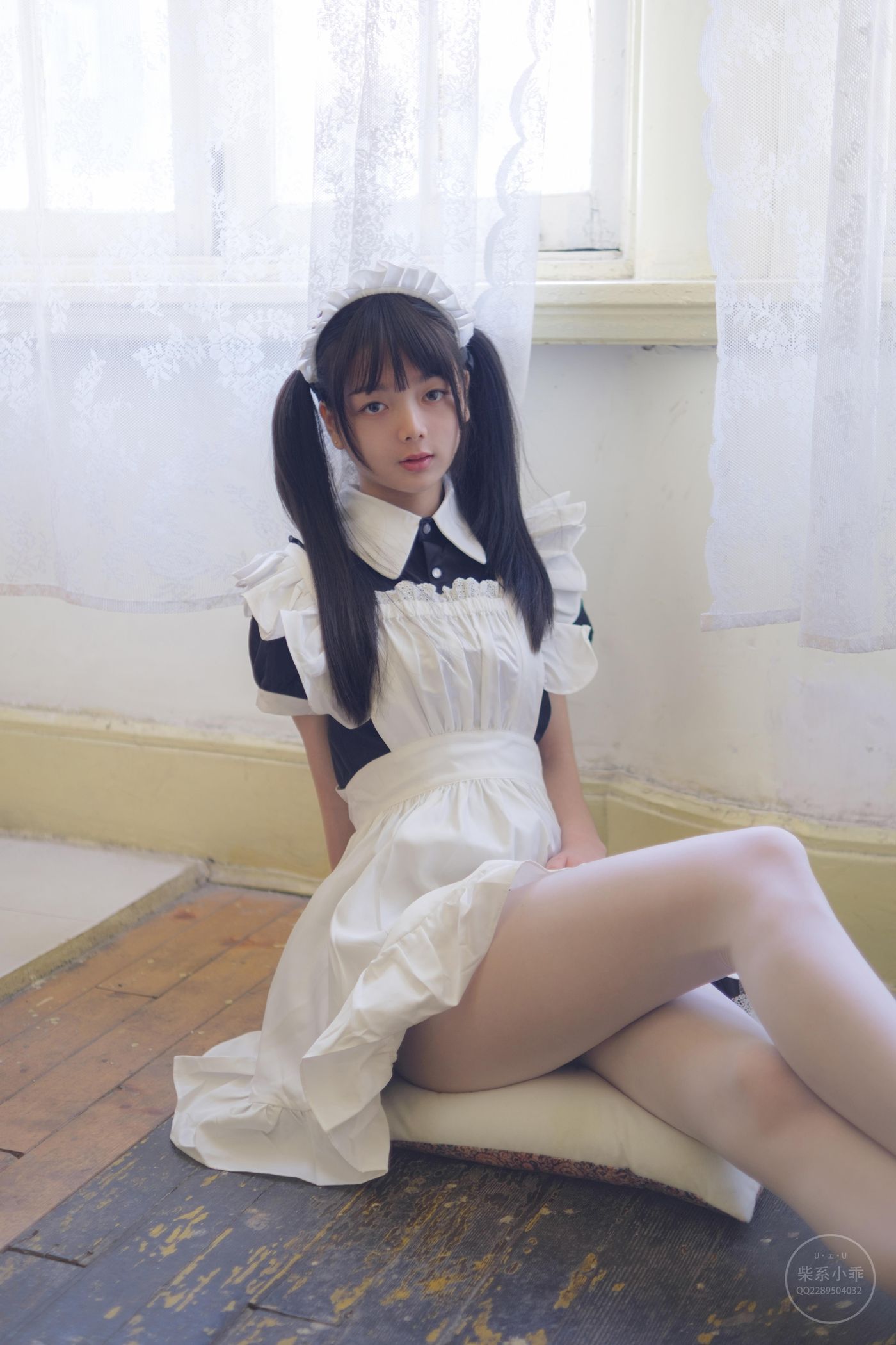 稚乖画册 夜夜 白丝女仆 [100P]插图5