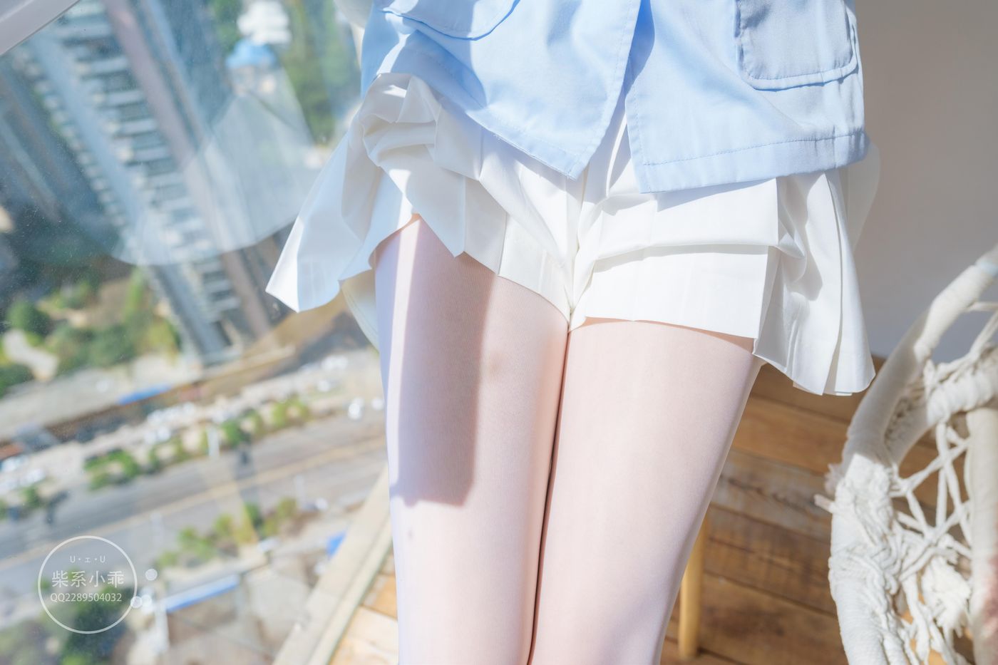 稚乖画册 晴空-01 白丝双马尾jk [79P]插图1