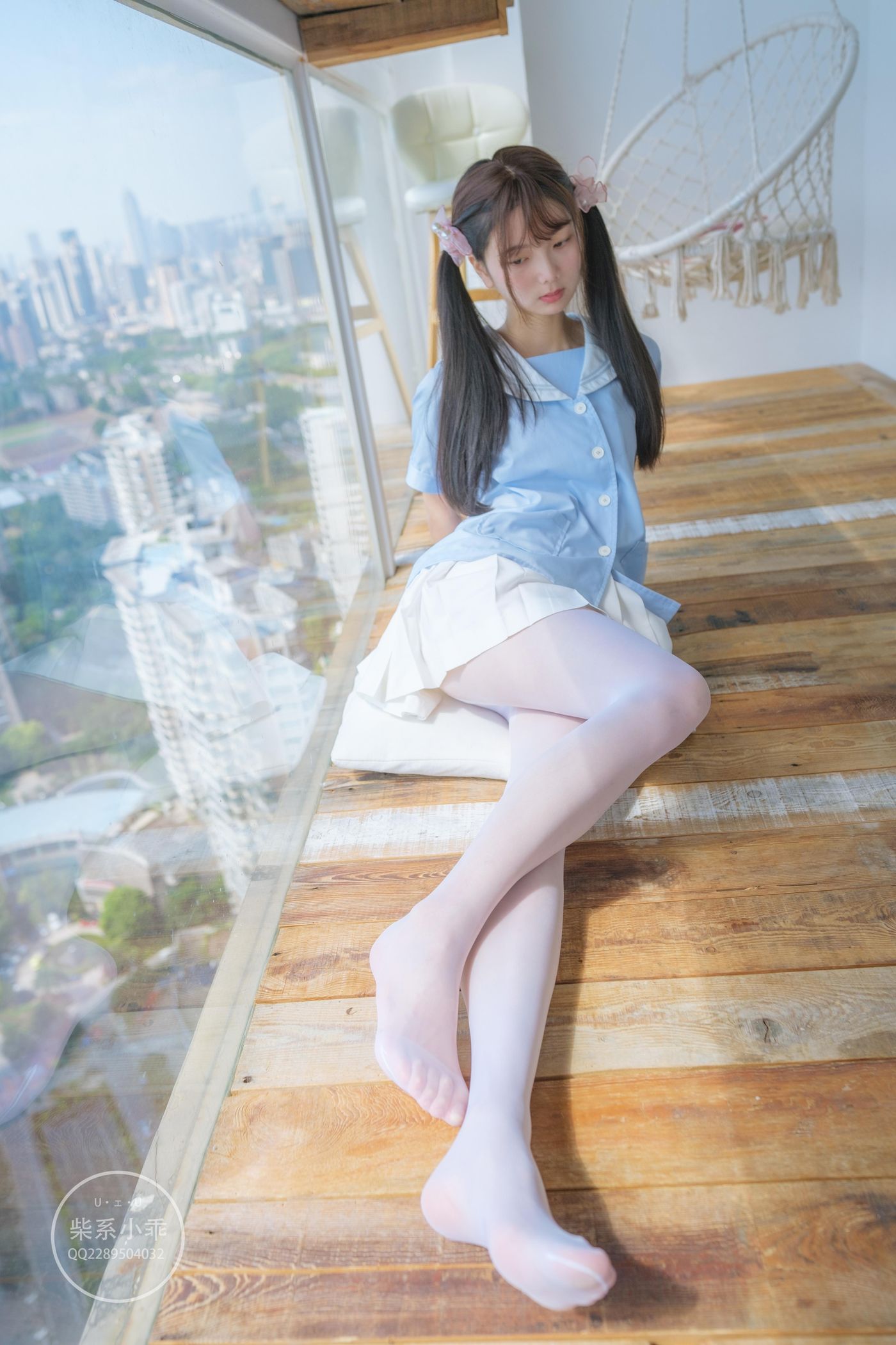 稚乖画册 晴空-01 白丝双马尾jk [79P]插图7