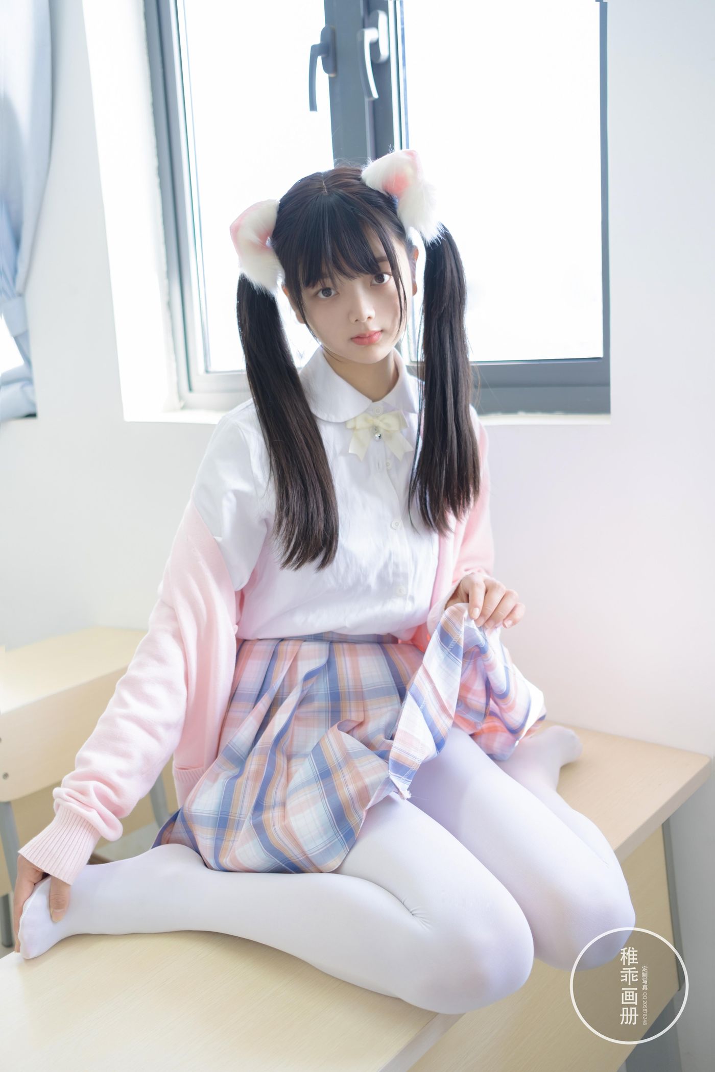 稚乖画册 晴空-04 夜夜 80D 白丝JK [63P]插图9