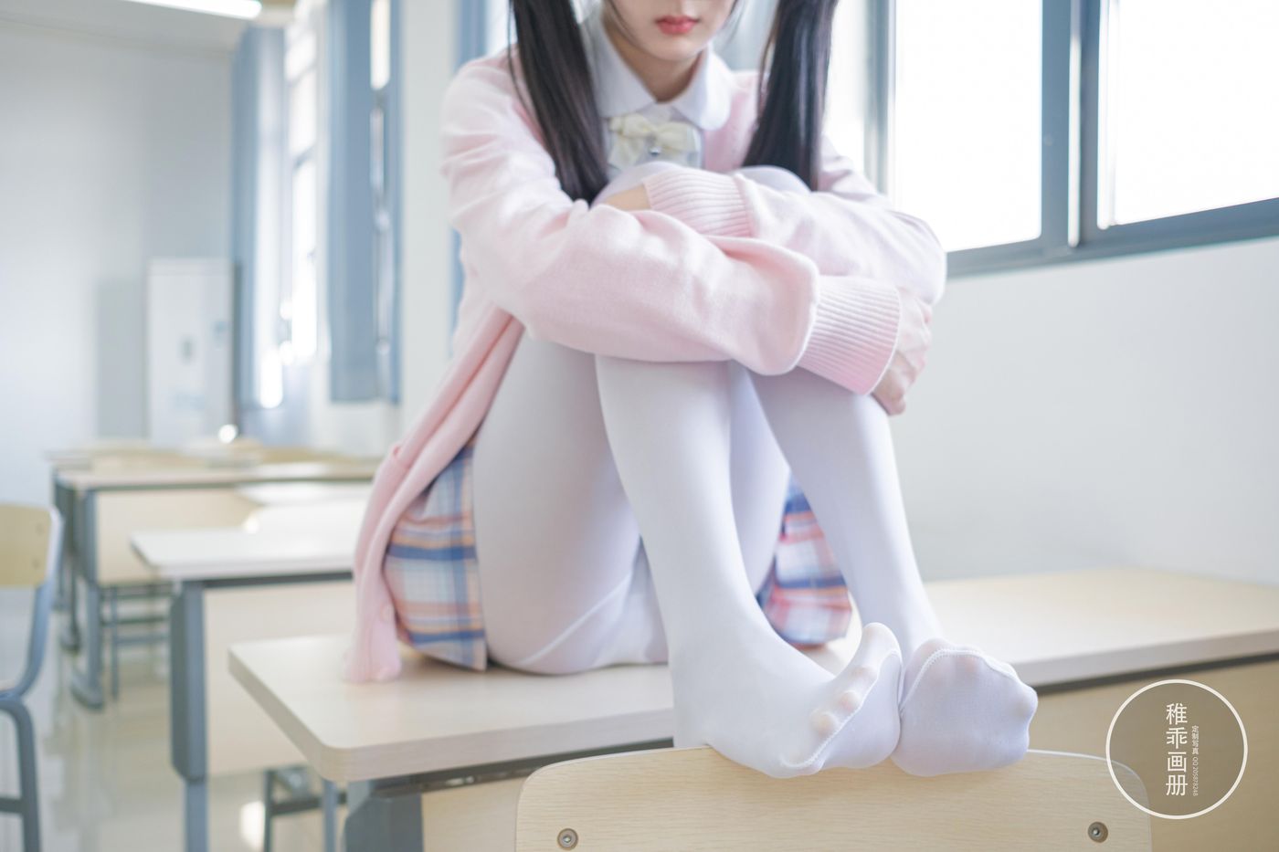 稚乖画册 晴空-04 夜夜 80D 白丝JK [63P]插图2