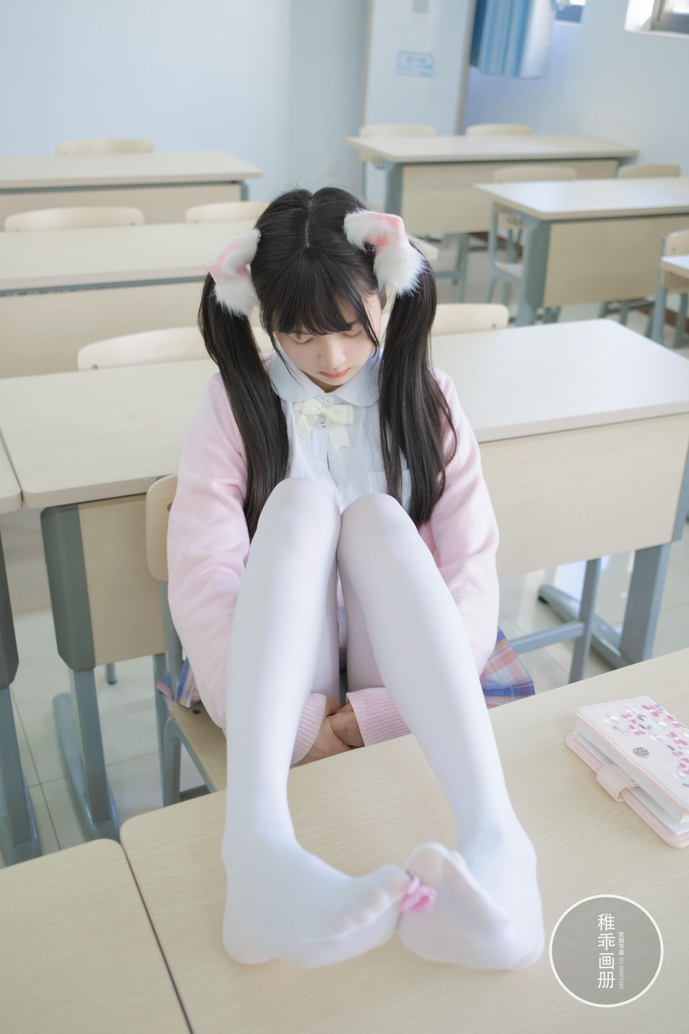 稚乖画册 晴空-04 夜夜 80D 白丝JK [63P]插图4