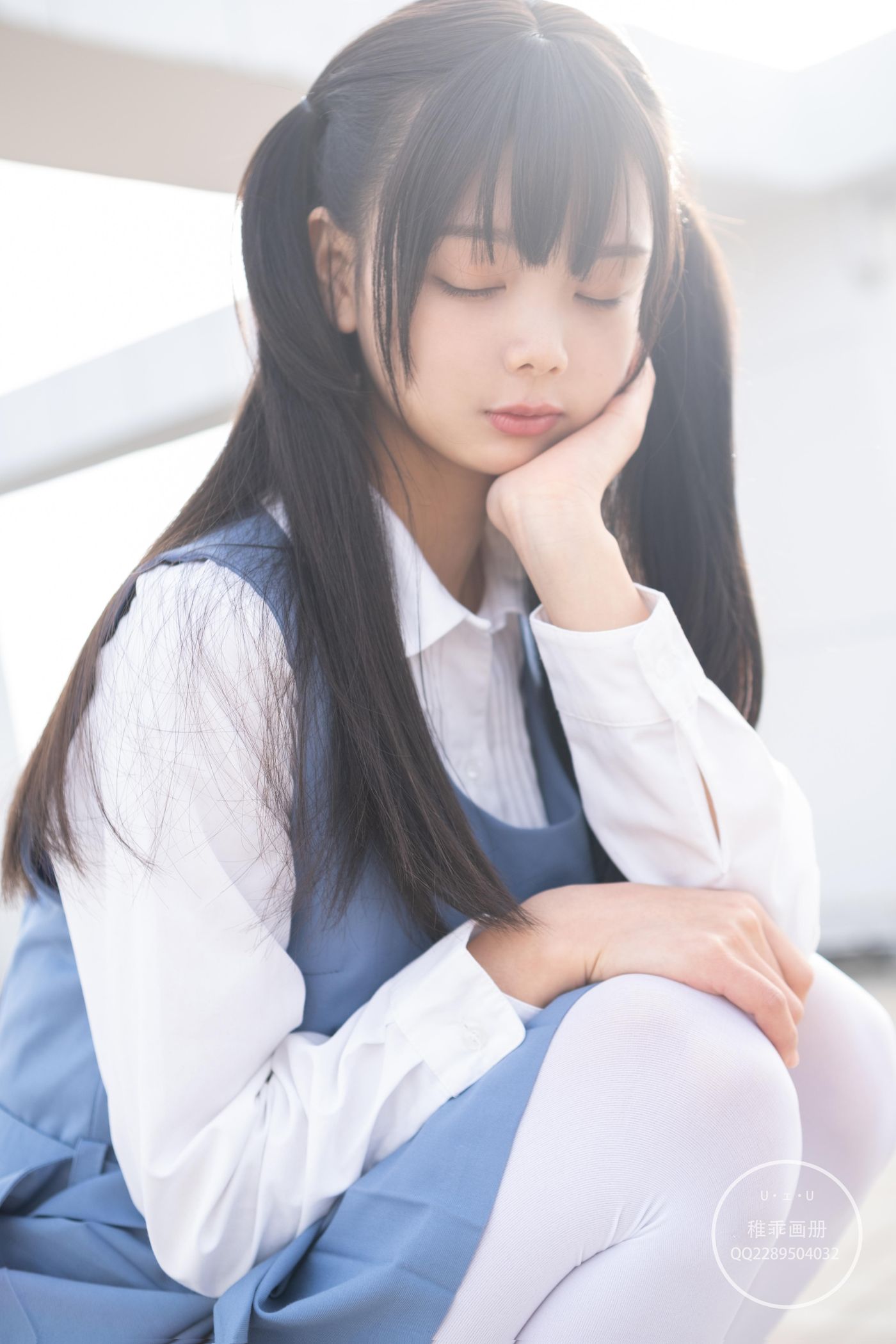 稚乖画册 晴空-02 夜夜 天台真空80d白丝 [79P]插图1