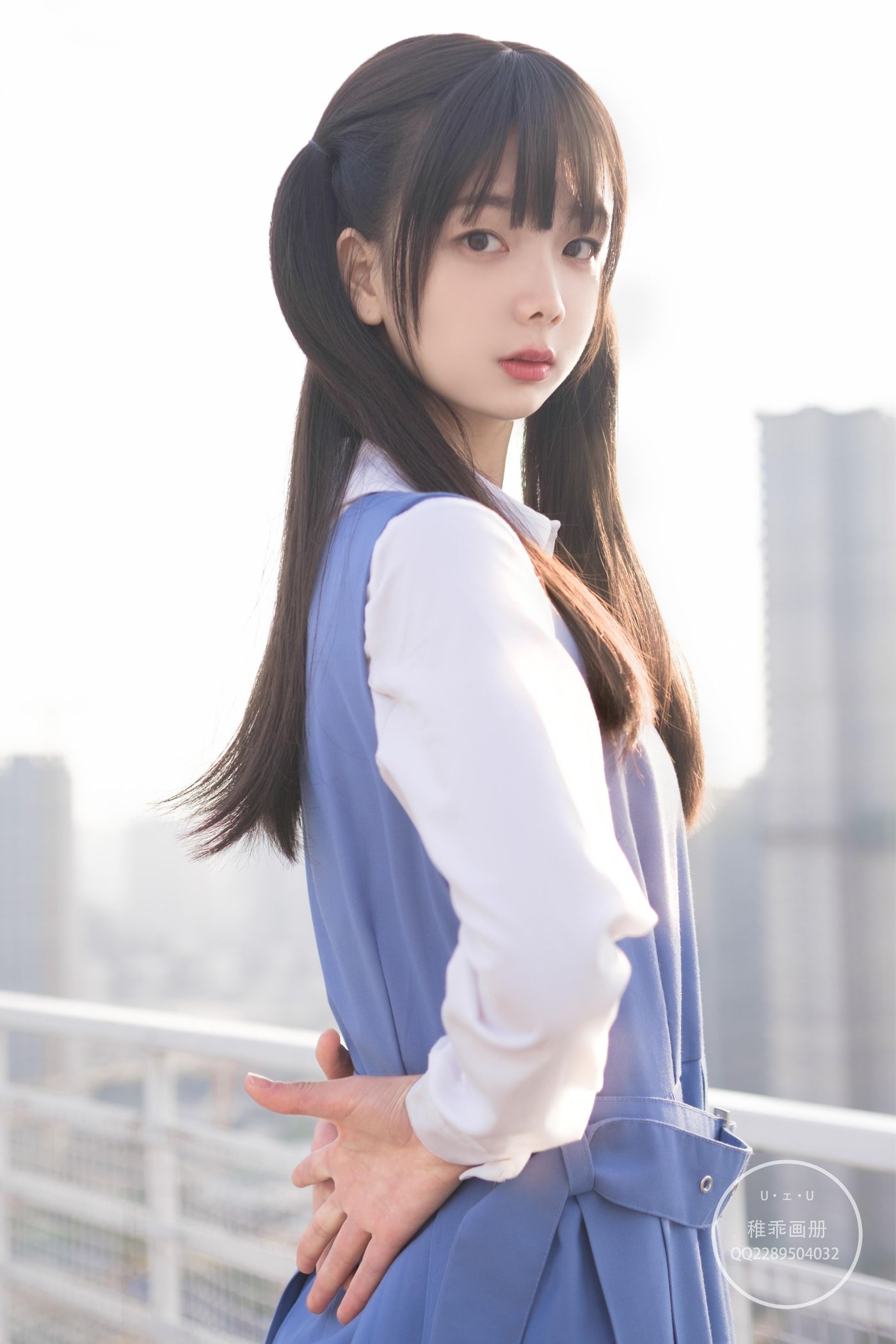 稚乖画册 晴空-02 夜夜 天台真空80d白丝 [79P]插图2