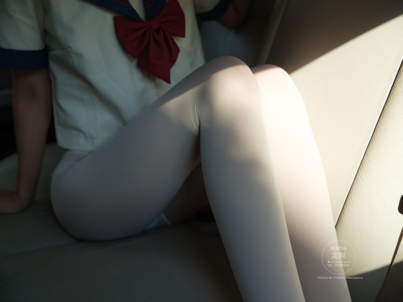 紧急企划 NO.023 一只喵喵梓 车内白丝 [88P]插图4
