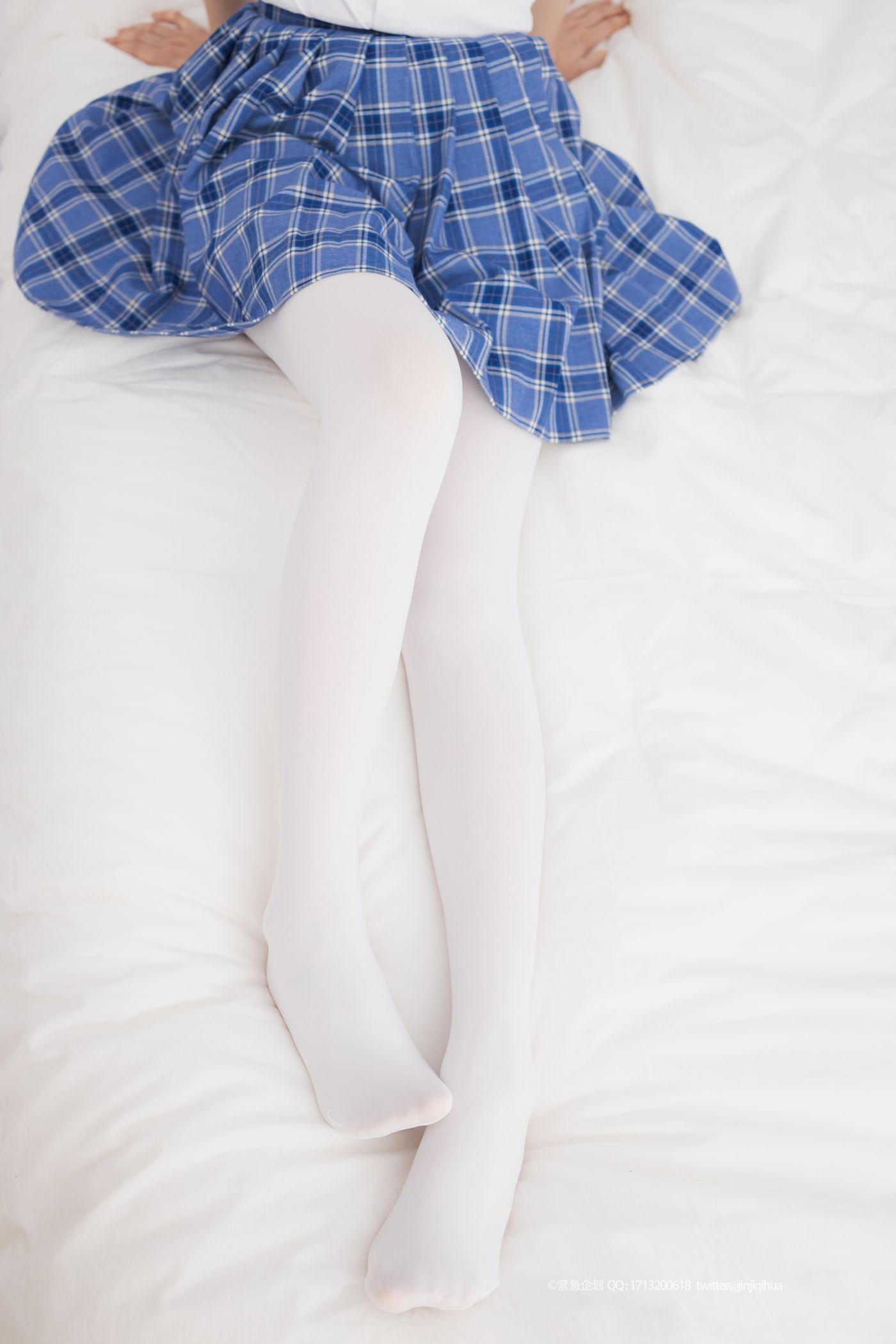 紧急企划 – Q-002 一只喵喵梓 白丝 蓝色jk [48P]插图7