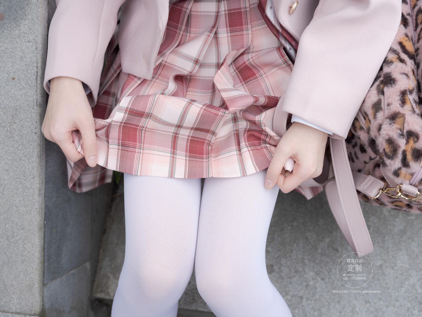 [紧急企划] Y-002 白丝格子裙[108P]插图2