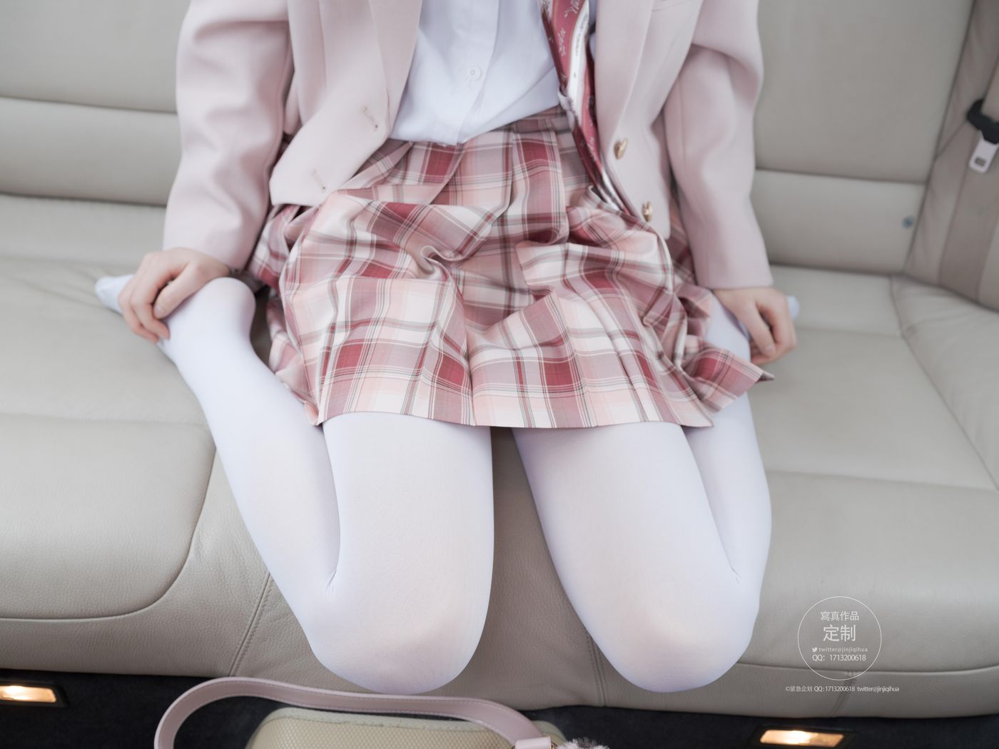 [紧急企划] Y-002 白丝格子裙[108P]插图2