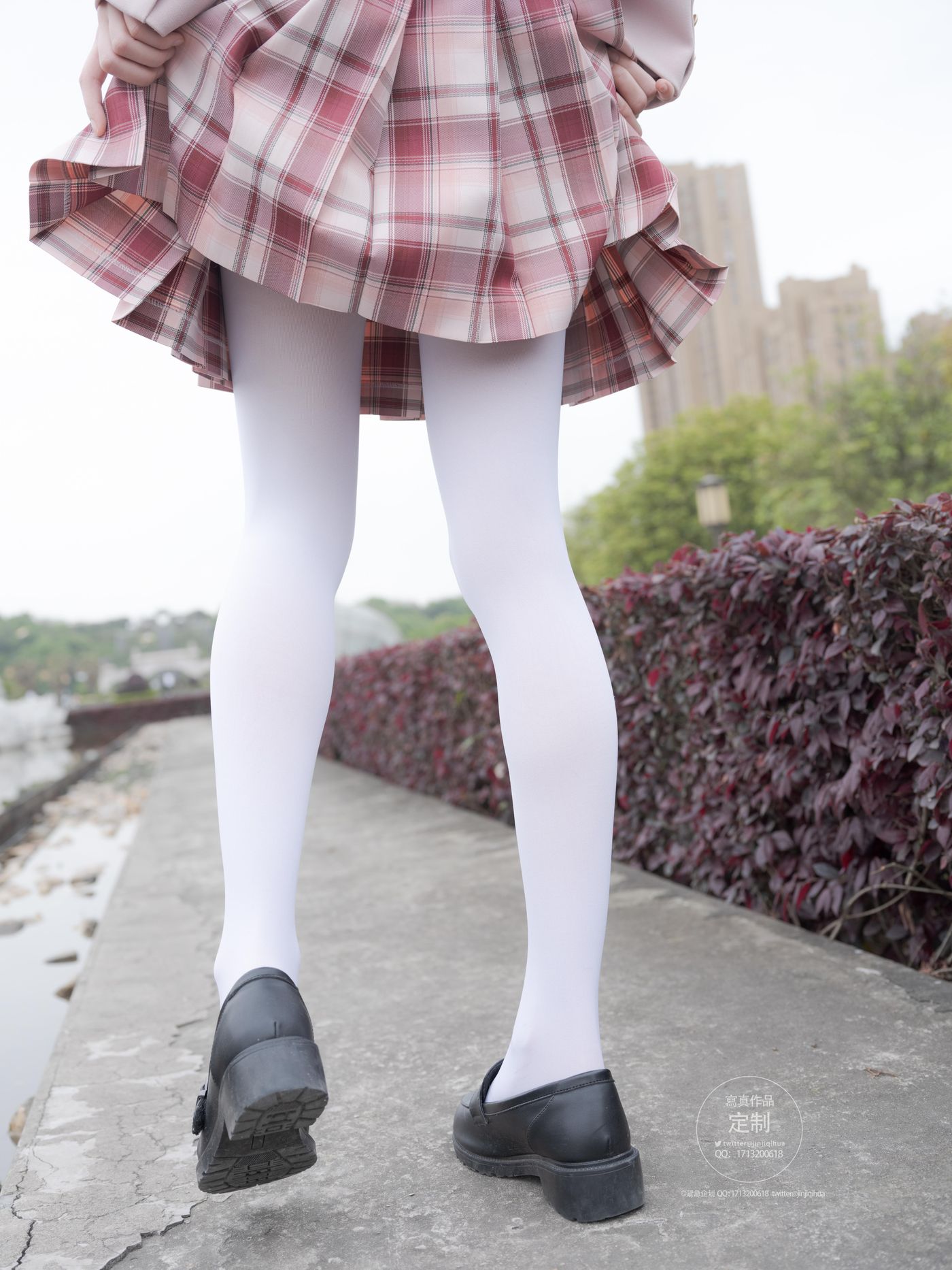 [紧急企划] Y-002 白丝格子裙[108P]插图2