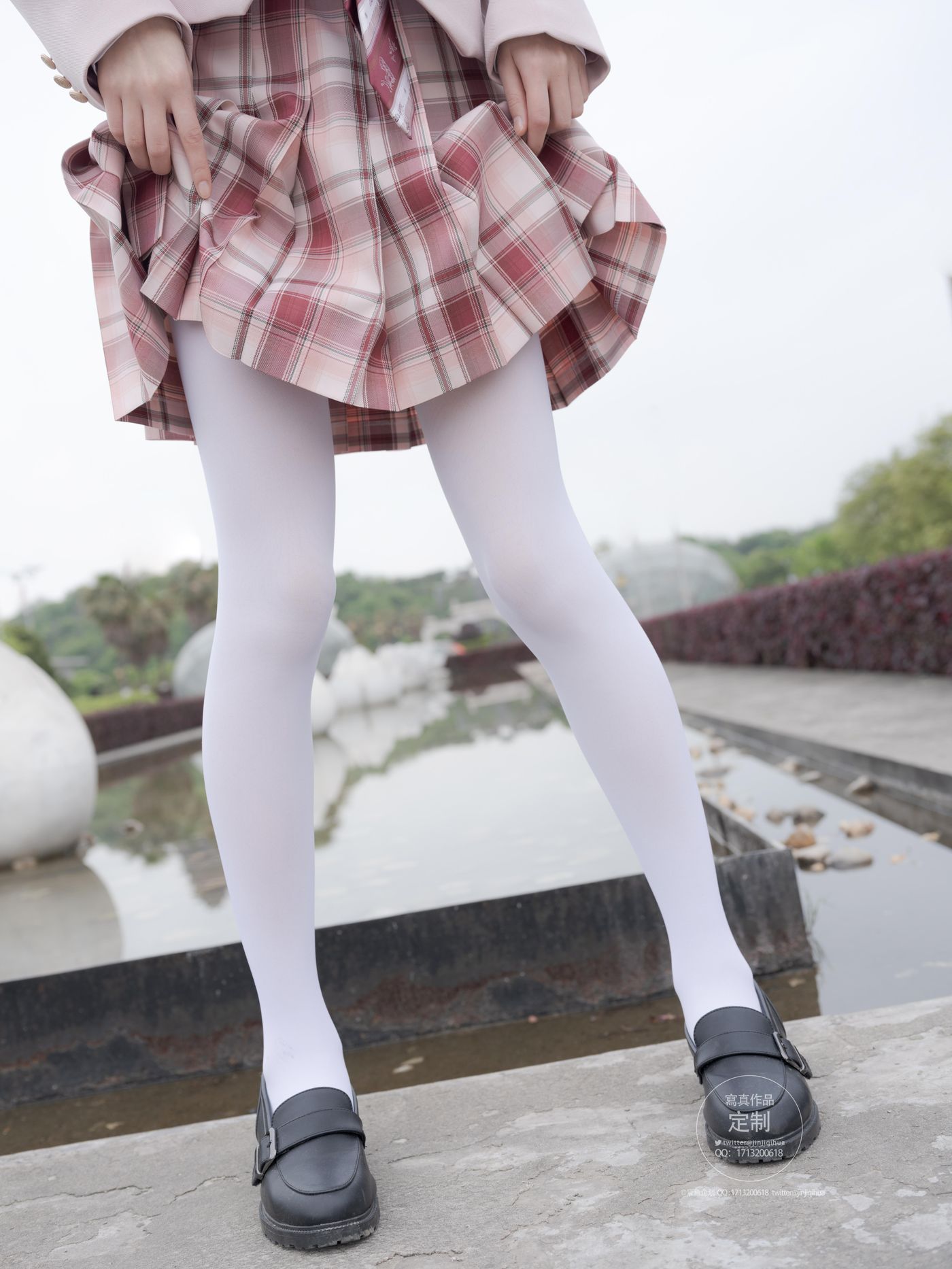 [紧急企划] Y-002 白丝格子裙[108P]插图2