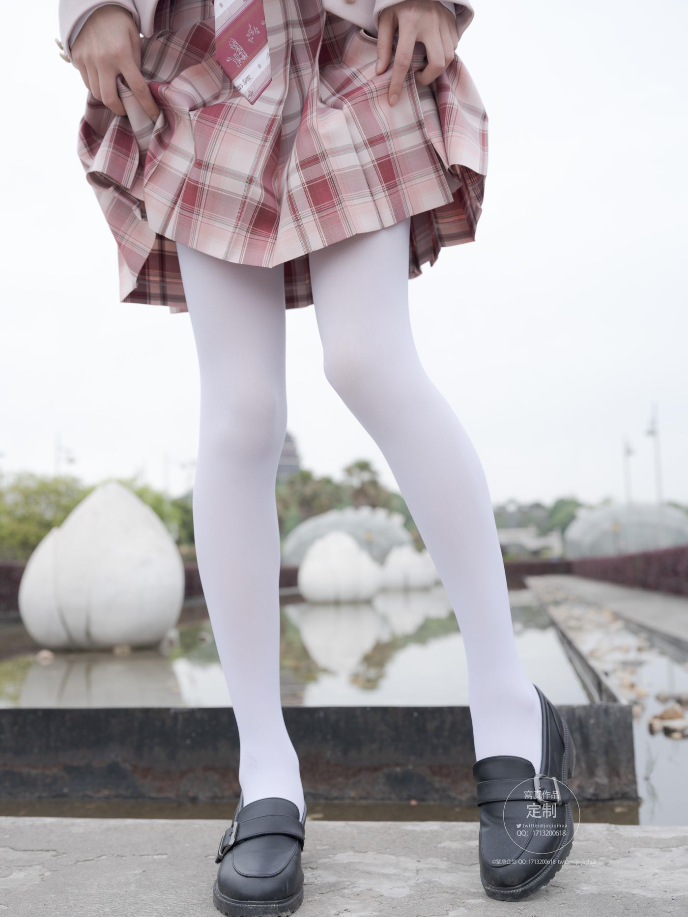 [紧急企划] Y-002 白丝格子裙[108P]插图3