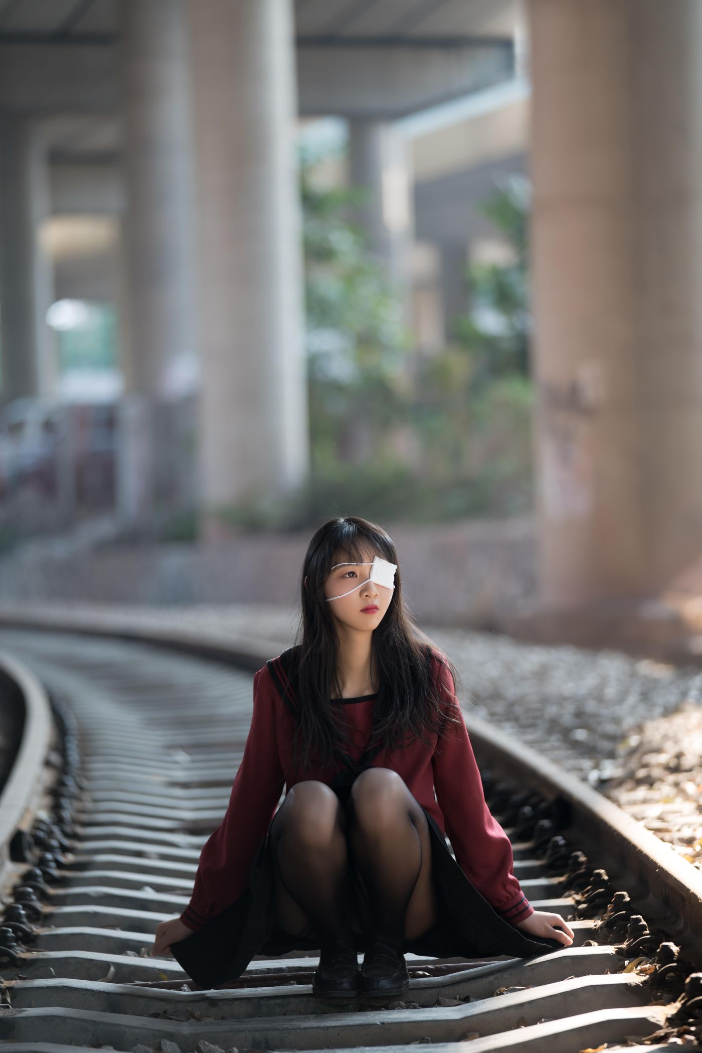 西呱呀呀呀 NO.001 铁轨成片 [47P]插图7
