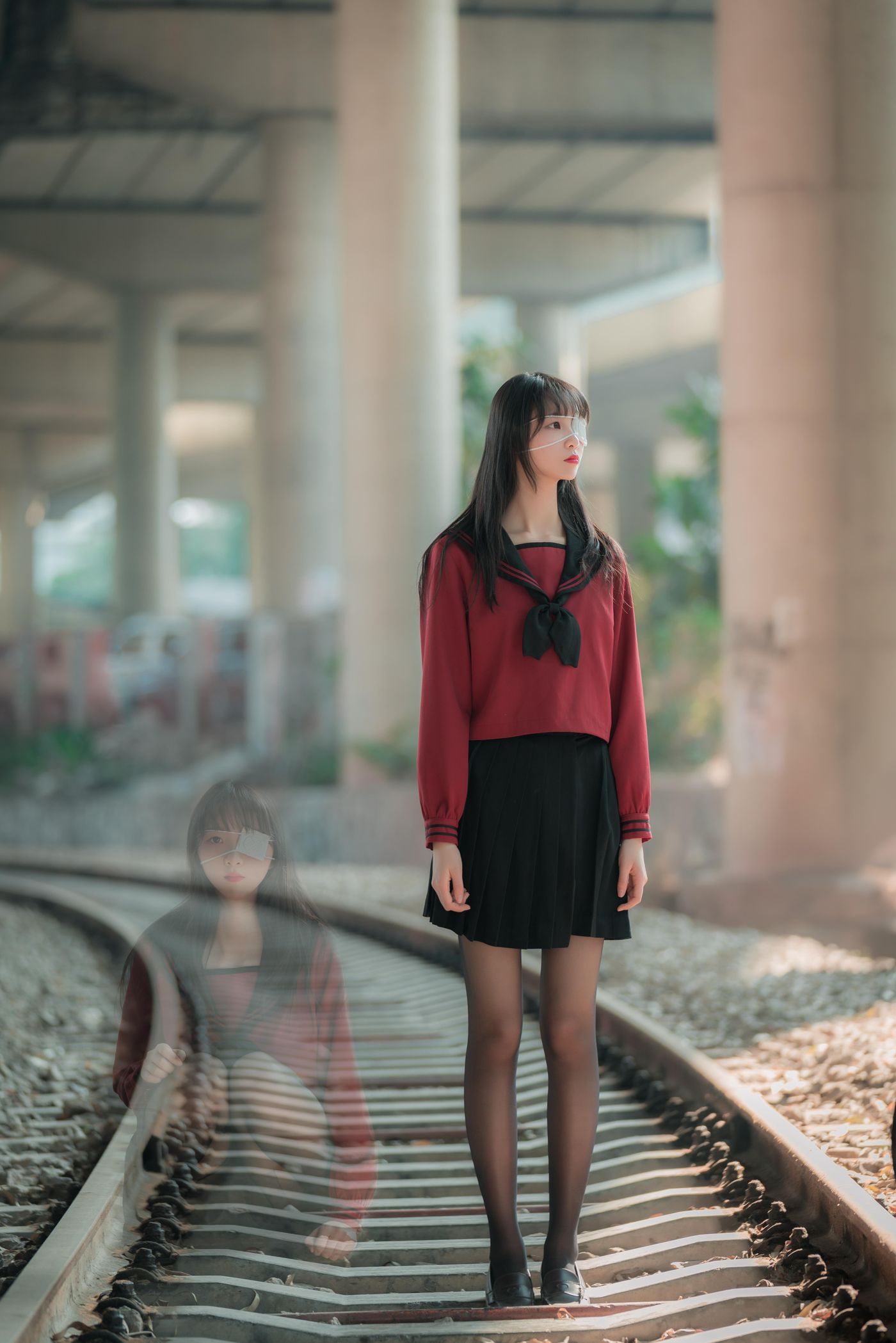 西呱呀呀呀 NO.001 铁轨成片 [47P]插图9