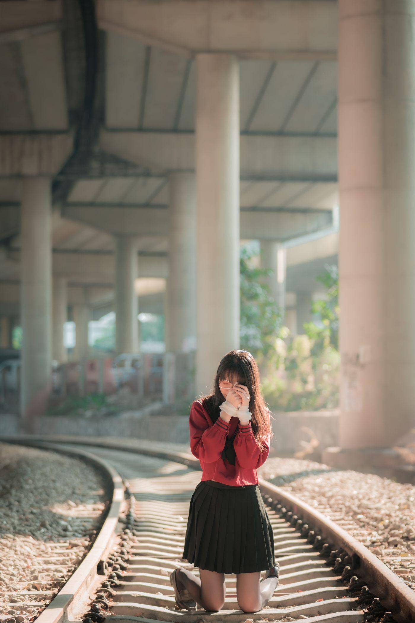 西呱呀呀呀 NO.001 铁轨成片 [47P]插图7
