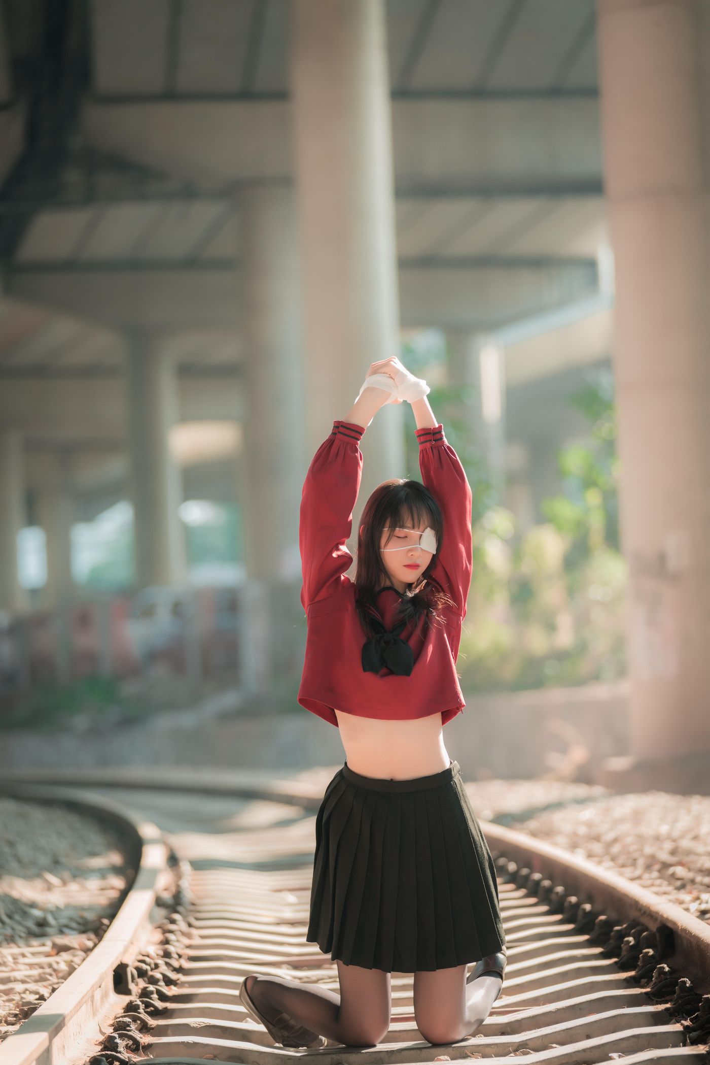 西呱呀呀呀 NO.001 铁轨成片 [47P]插图8