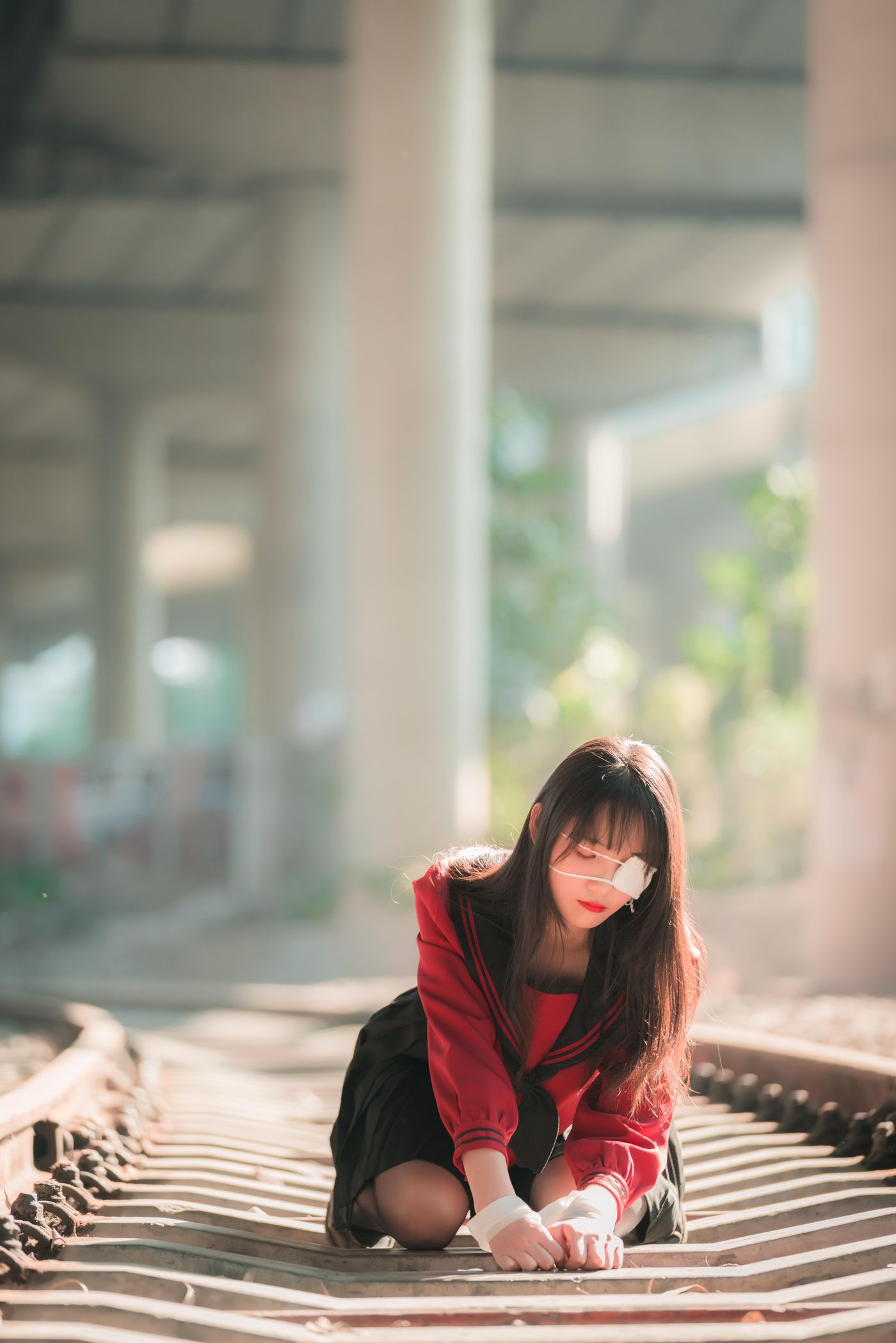 西呱呀呀呀 NO.001 铁轨成片 [47P]插图