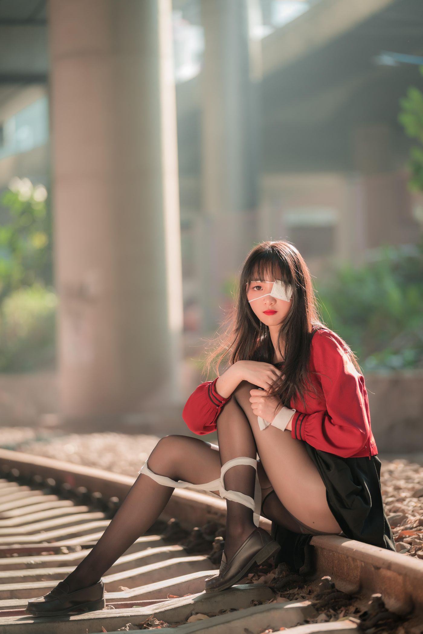 西呱呀呀呀 NO.001 铁轨成片 [47P]插图4
