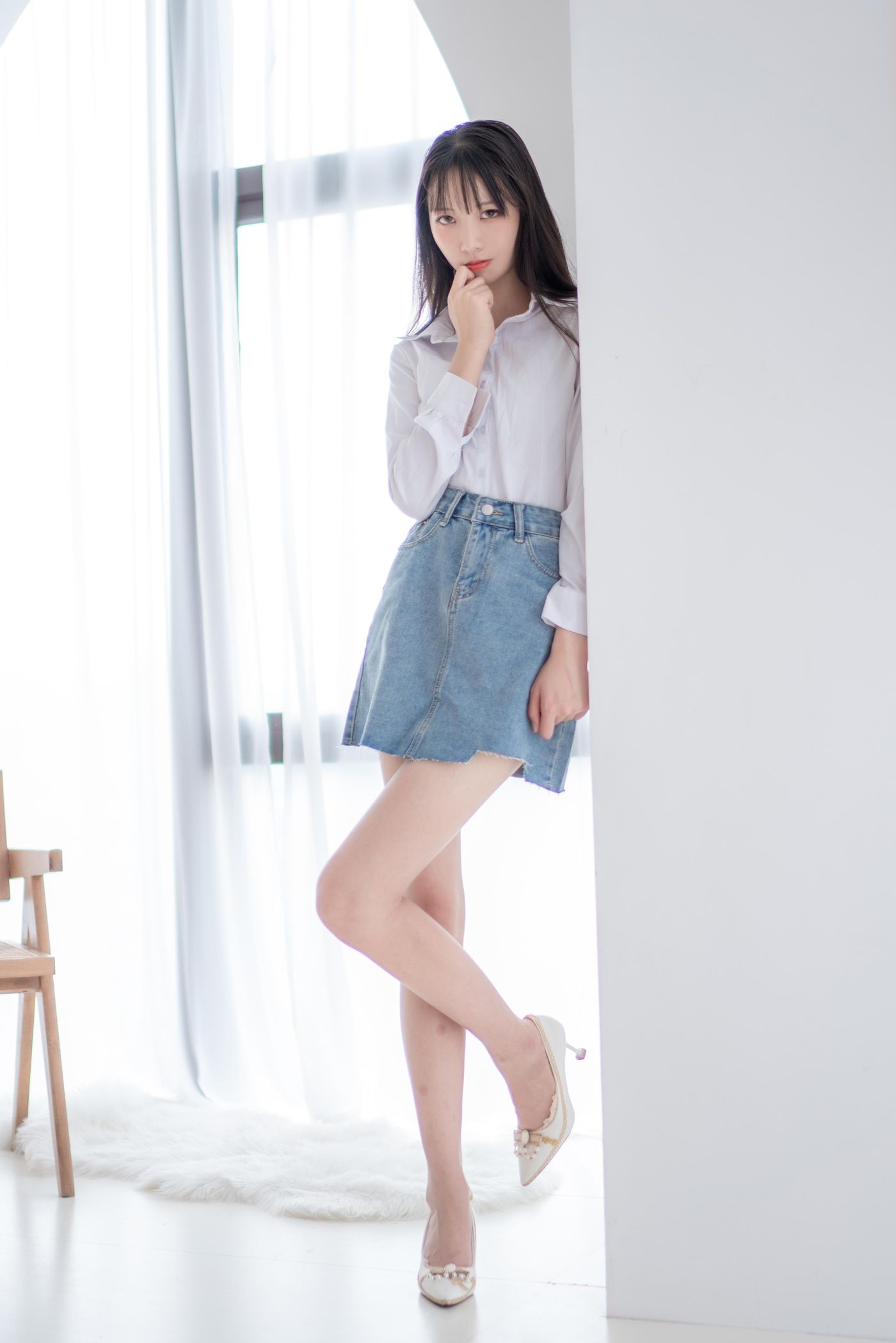 西呱呀呀呀 NO.023 衬衫牛仔裙 [61P]插图6