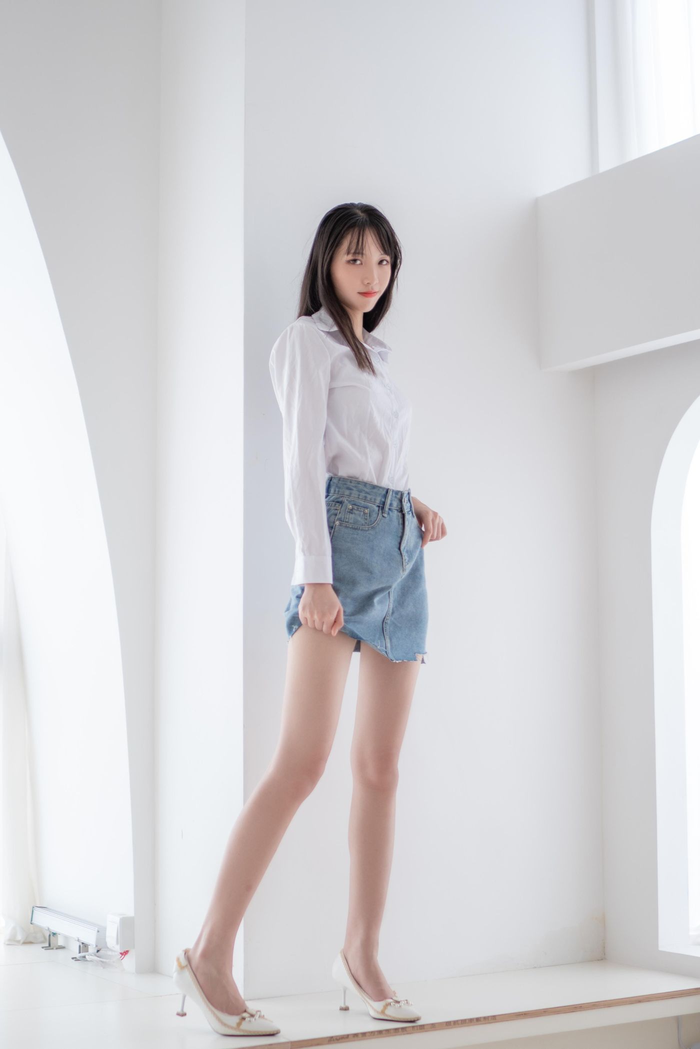 西呱呀呀呀 NO.023 衬衫牛仔裙 [61P]插图8