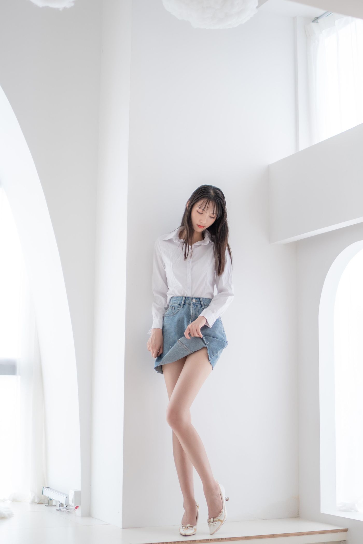 西呱呀呀呀 NO.023 衬衫牛仔裙 [61P]插图9